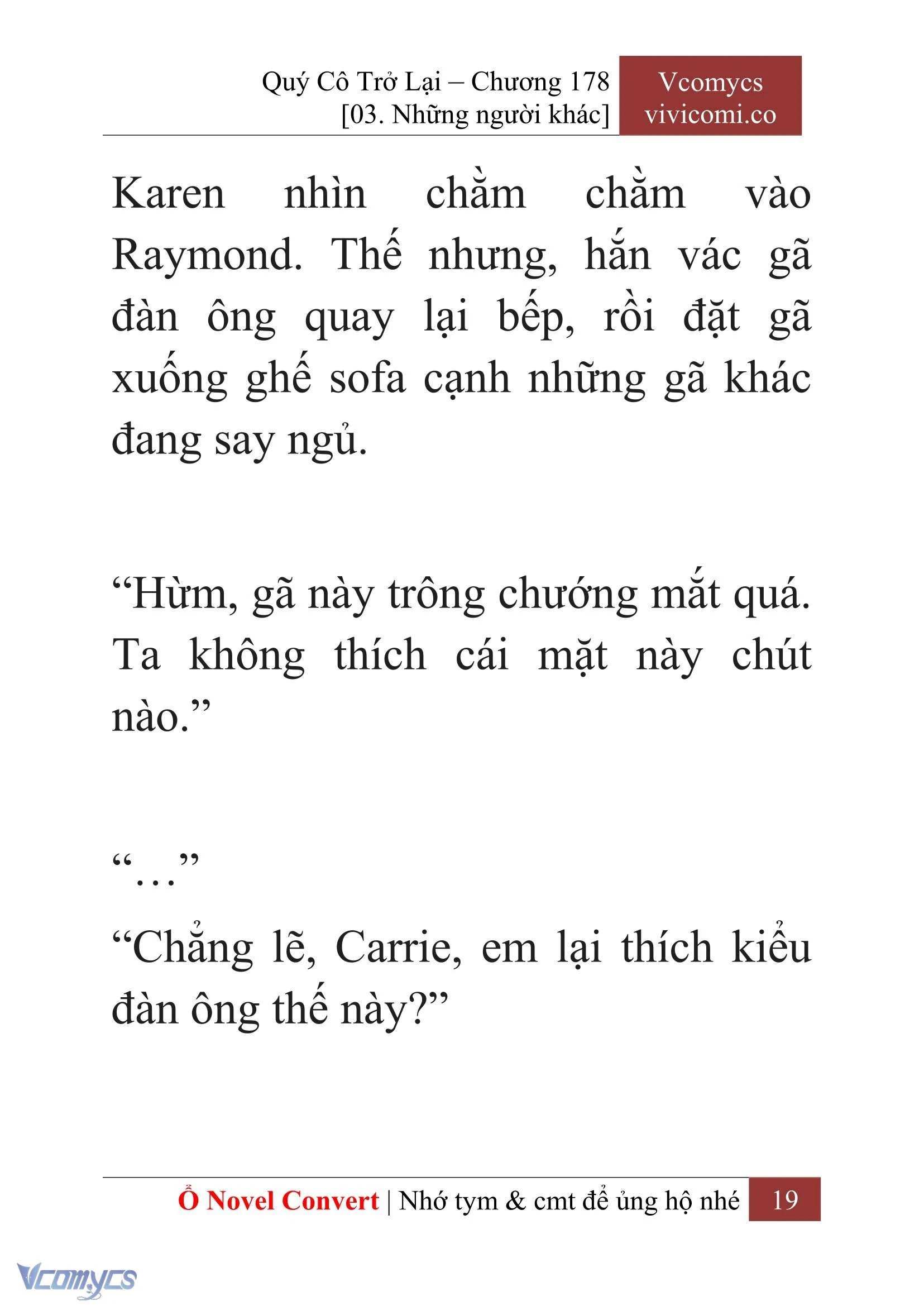 [Novel] Quý Cô Trở Lại Chapter  178 - 21