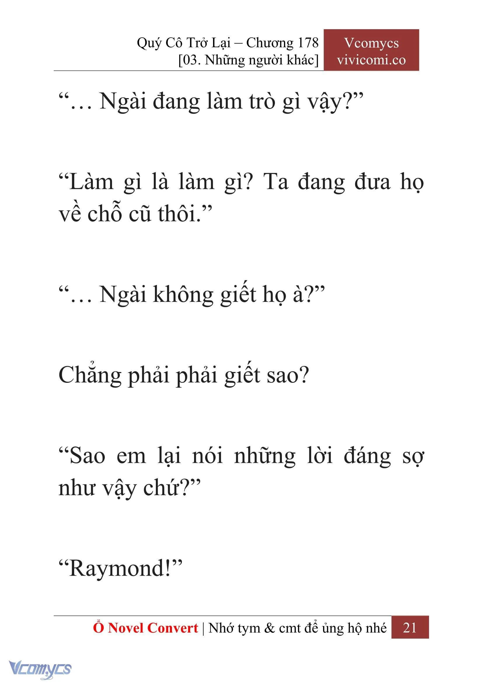 [Novel] Quý Cô Trở Lại Chapter  178 - 23