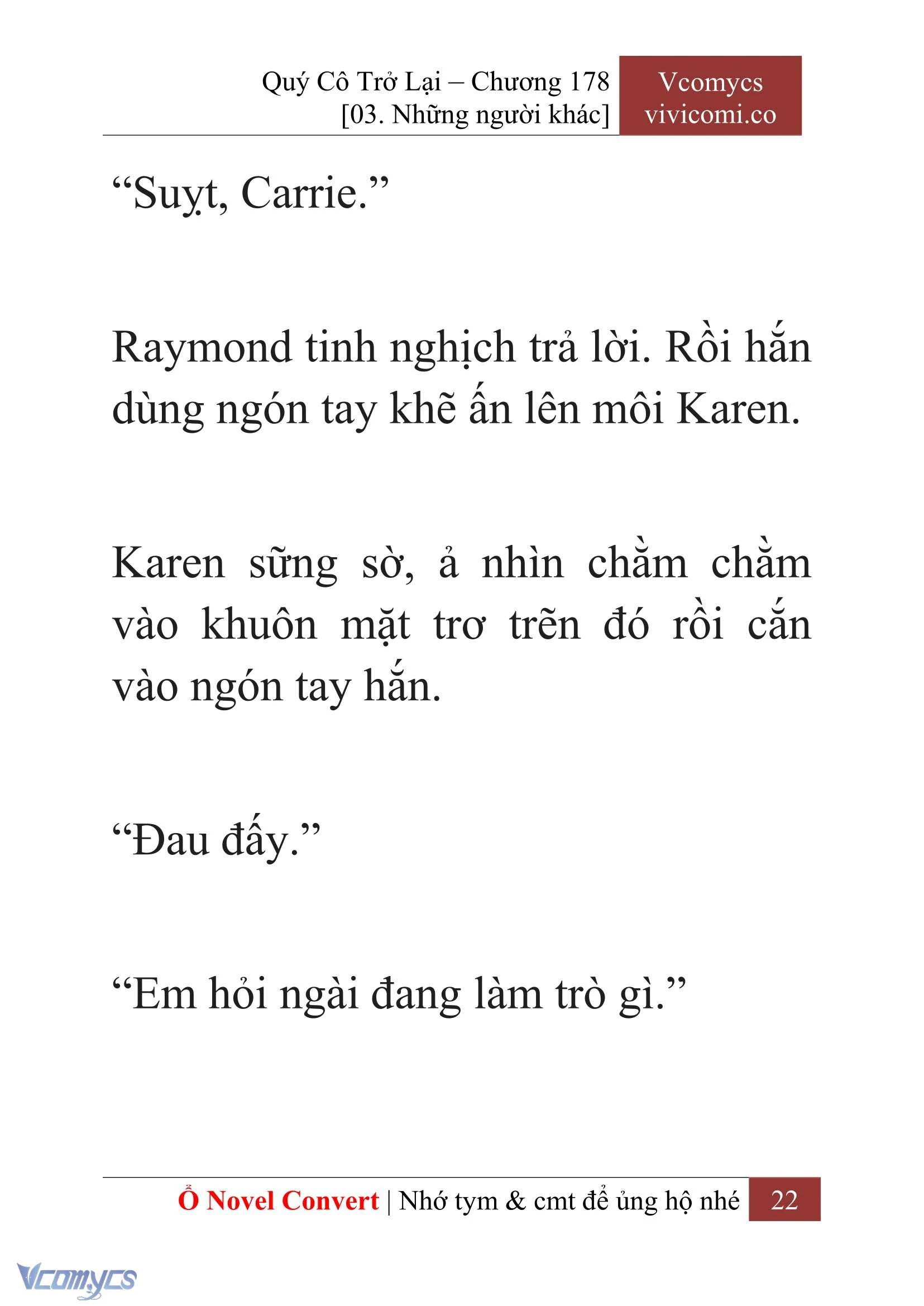 [Novel] Quý Cô Trở Lại Chapter  178 - 24