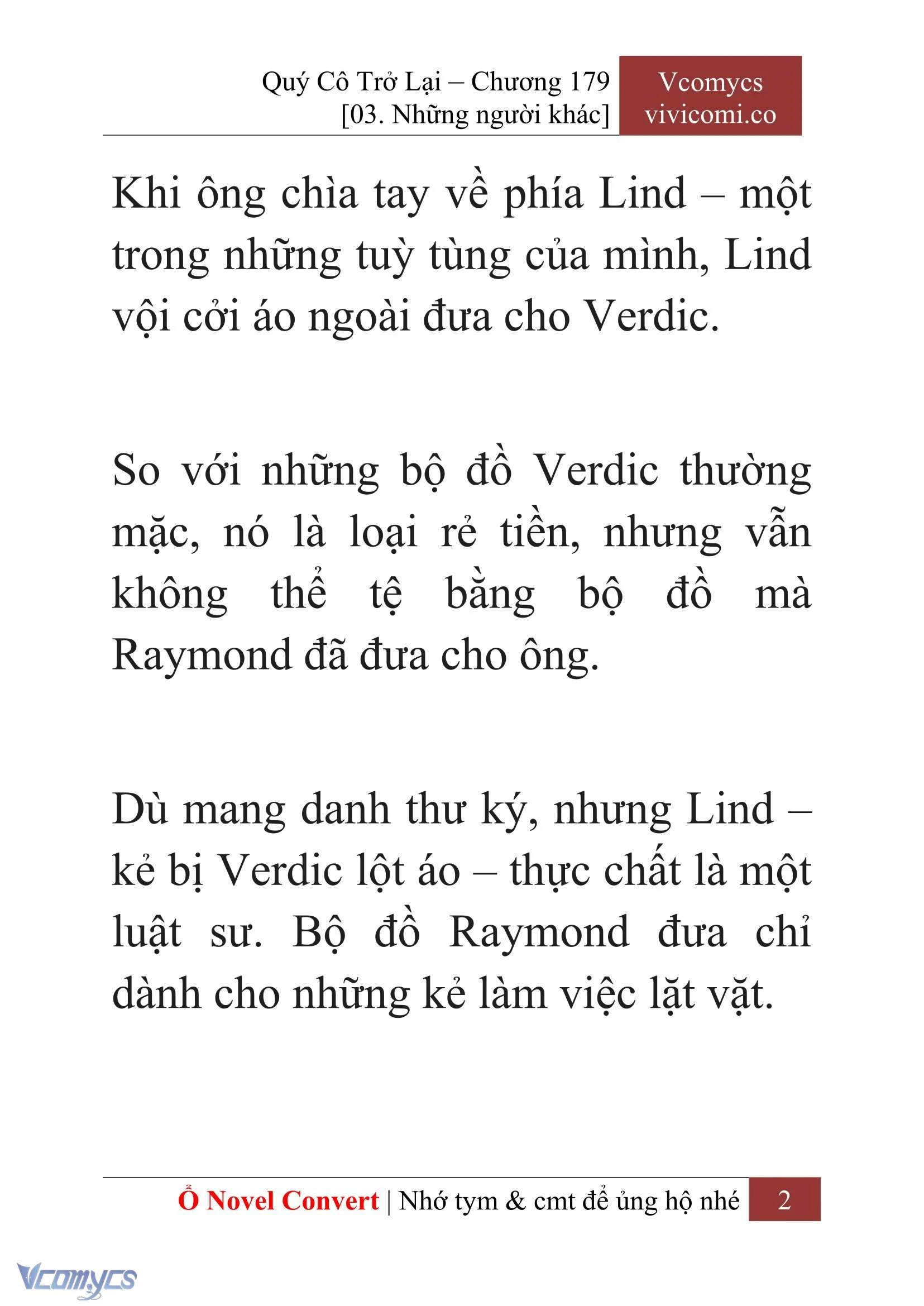 [Novel] Quý Cô Trở Lại Chapter  179 - 4