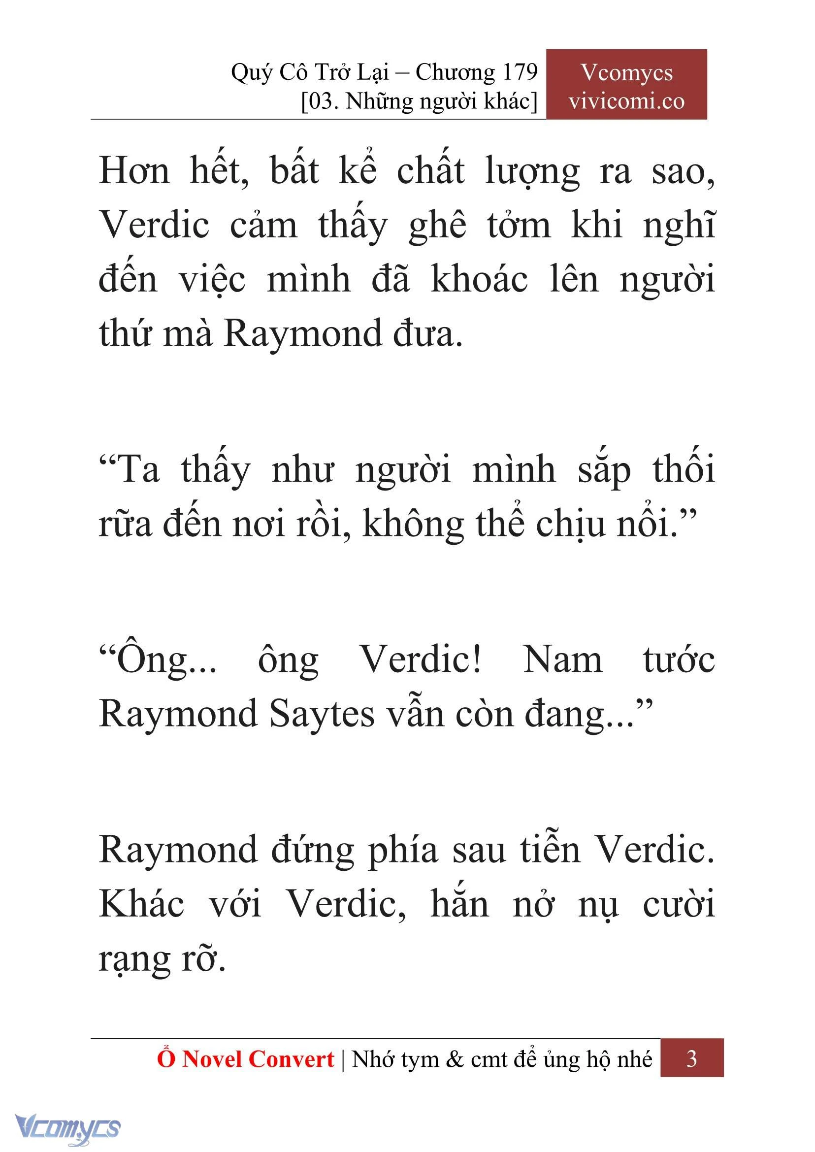 [Novel] Quý Cô Trở Lại Chapter  179 - 5
