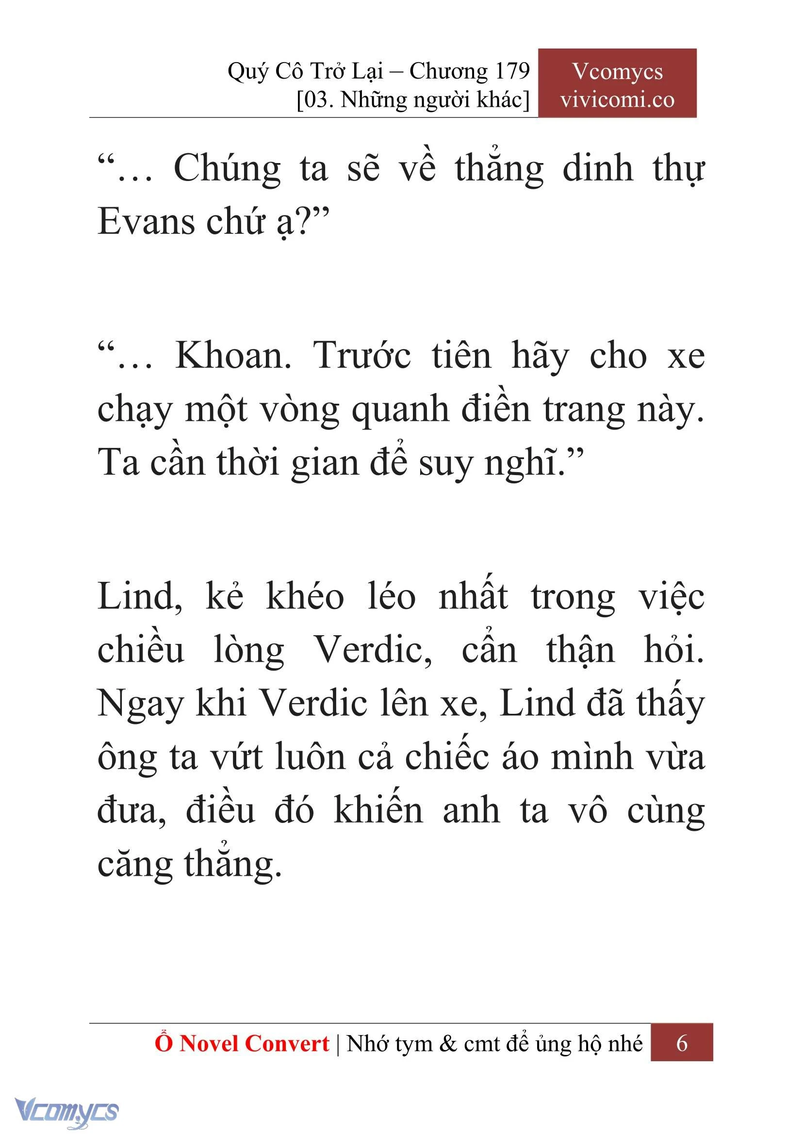 [Novel] Quý Cô Trở Lại Chapter  179 - 8