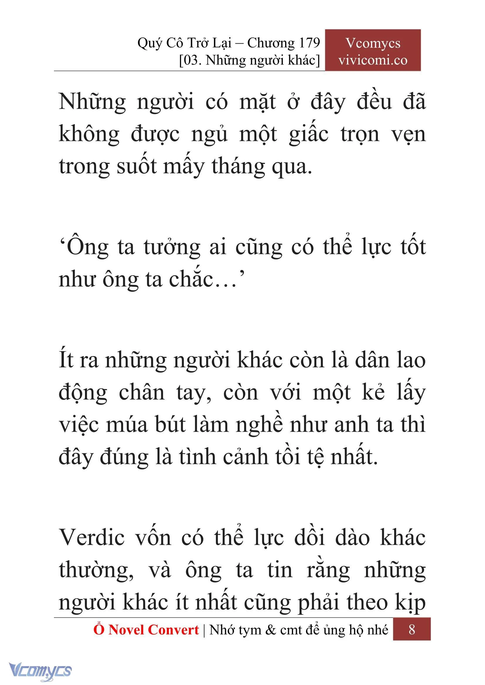 [Novel] Quý Cô Trở Lại Chapter  179 - 10