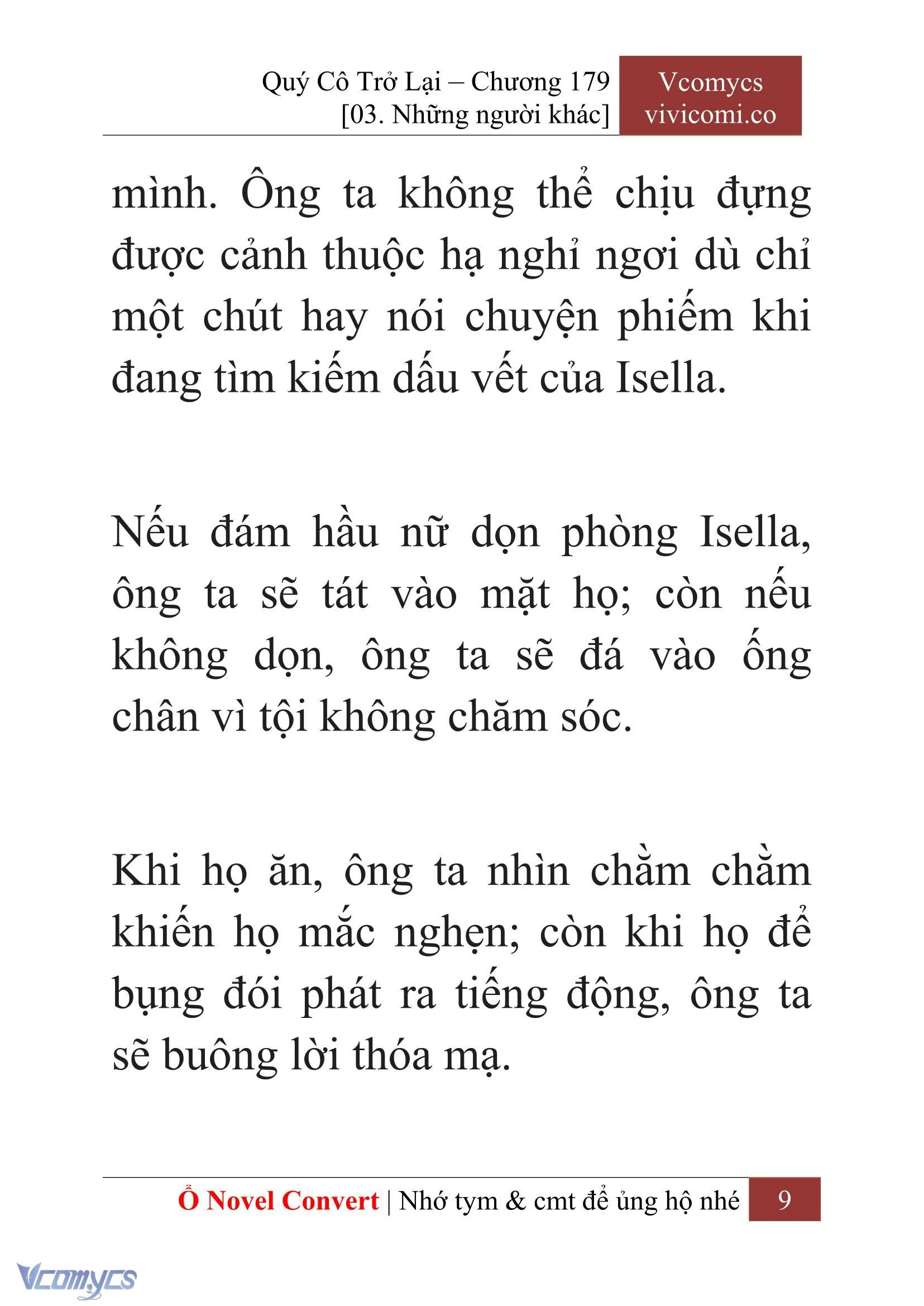 [Novel] Quý Cô Trở Lại Chapter  179 - 11