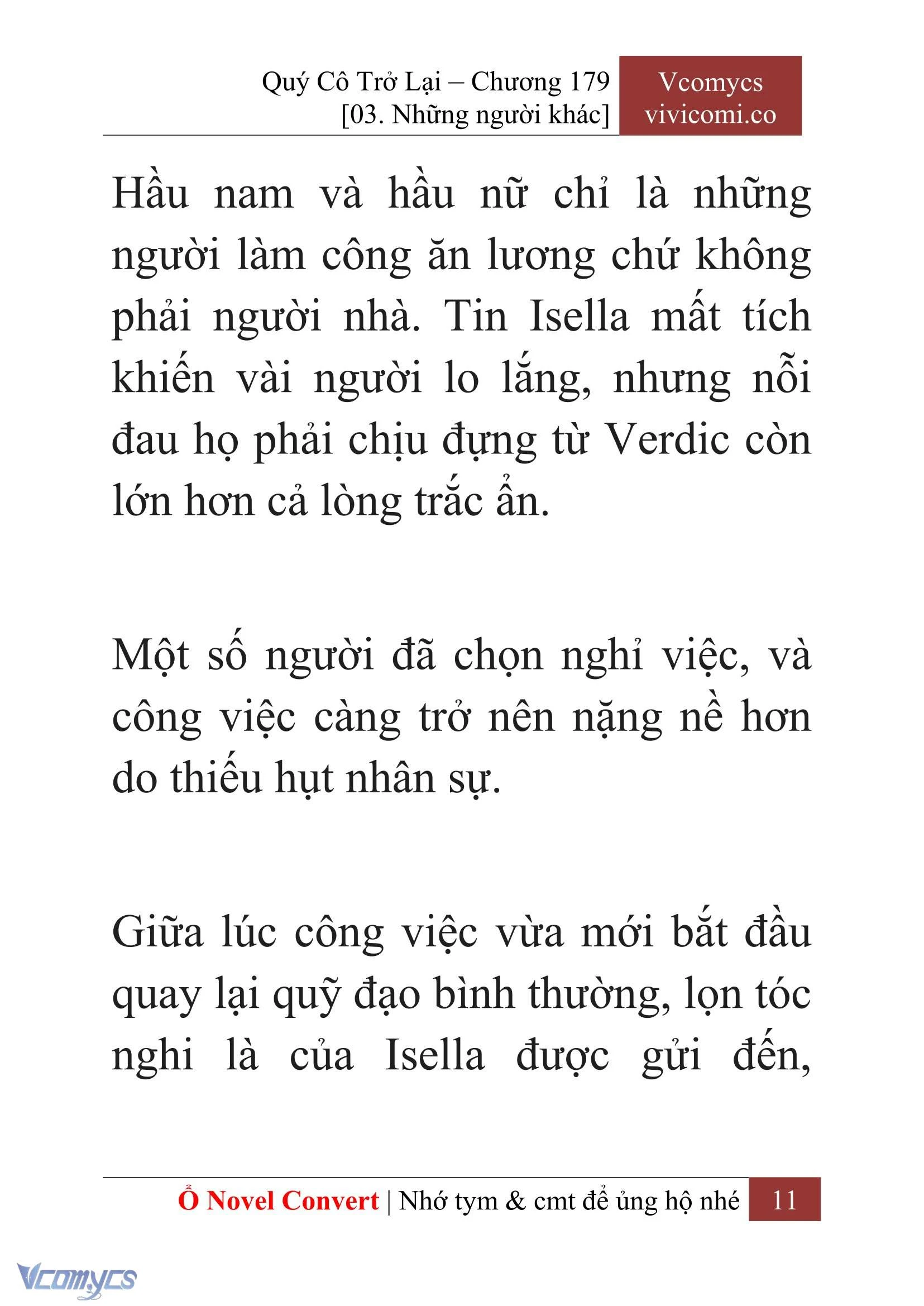 [Novel] Quý Cô Trở Lại Chapter  179 - 13