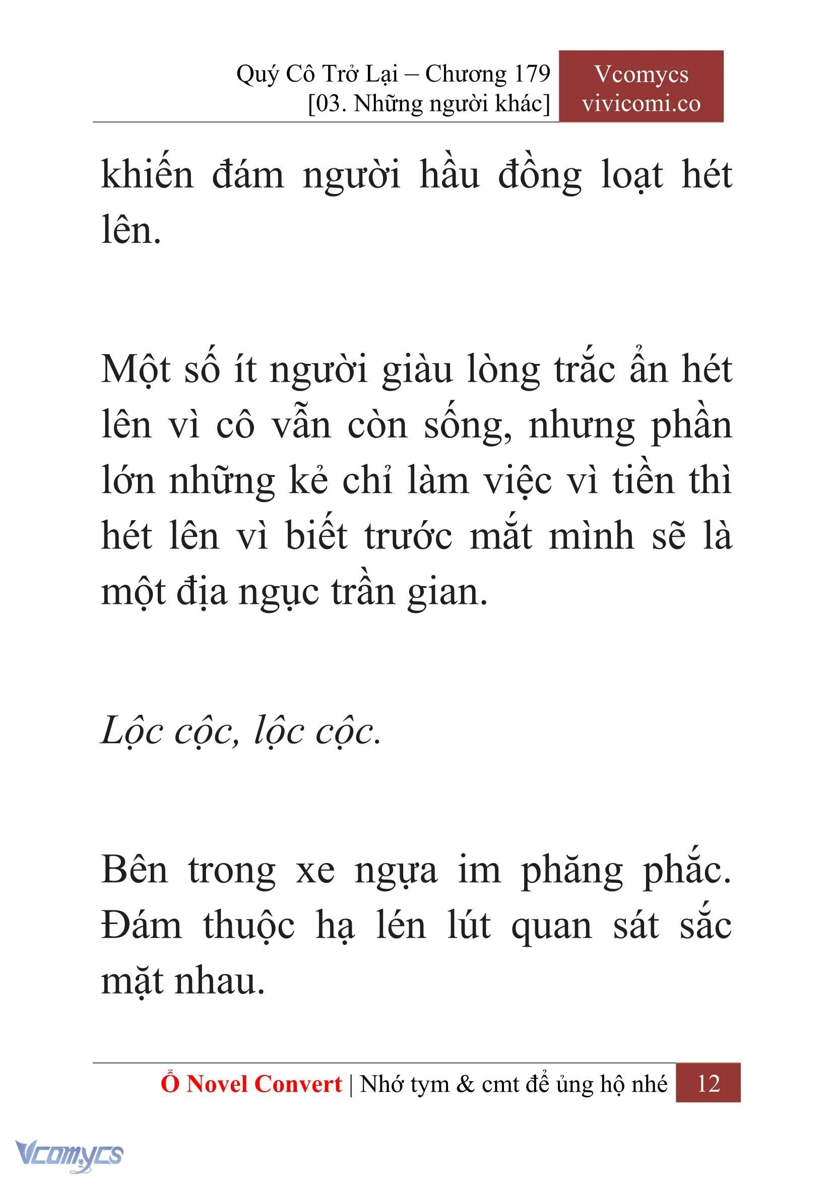 [Novel] Quý Cô Trở Lại Chapter  179 - 14