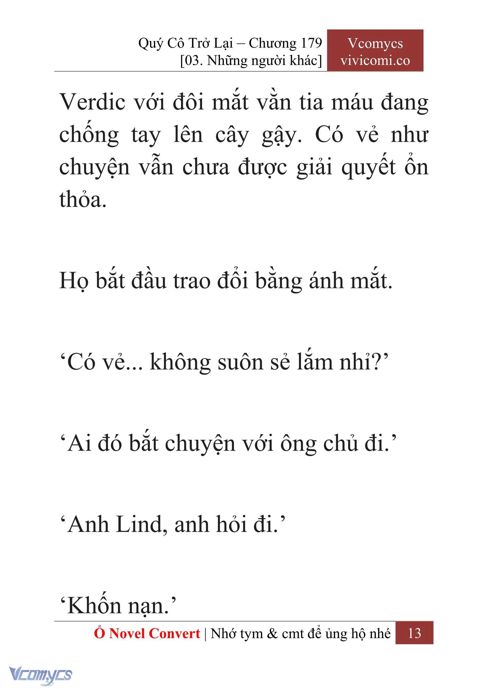 [Novel] Quý Cô Trở Lại Chapter  179 - 15