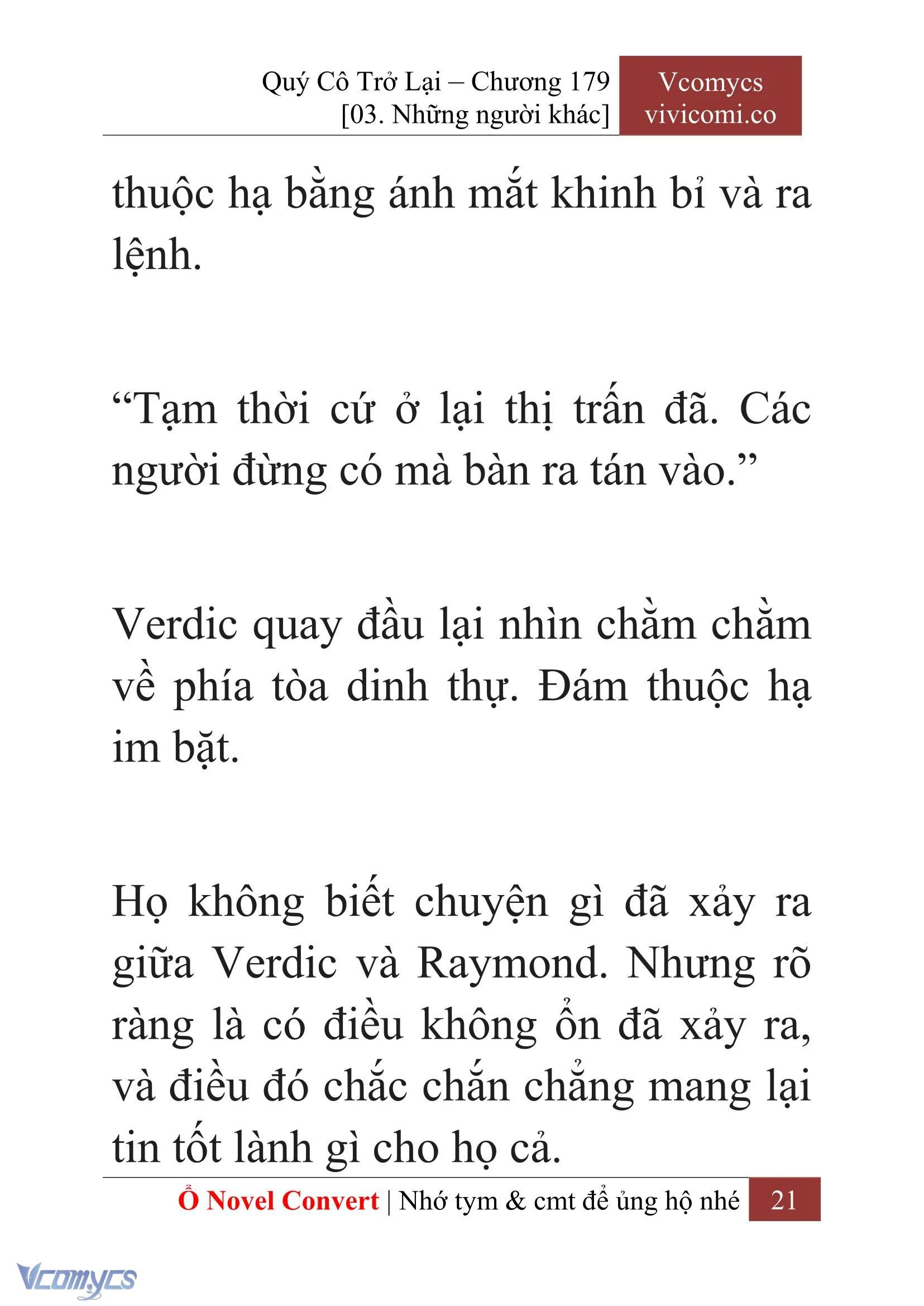[Novel] Quý Cô Trở Lại Chapter  179 - 23