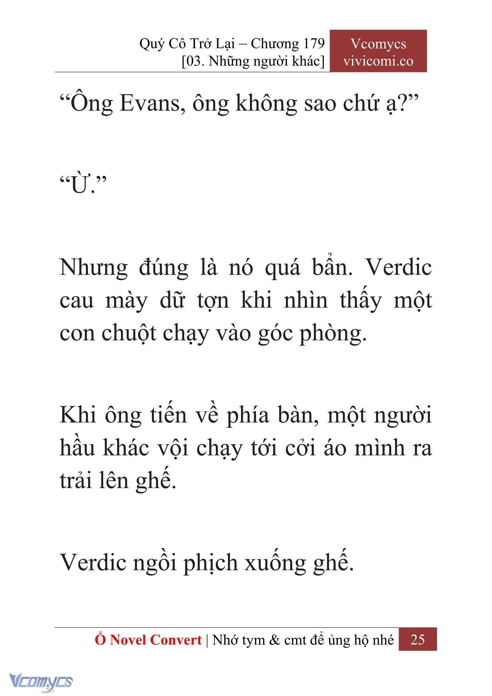 [Novel] Quý Cô Trở Lại Chapter  179 - 27