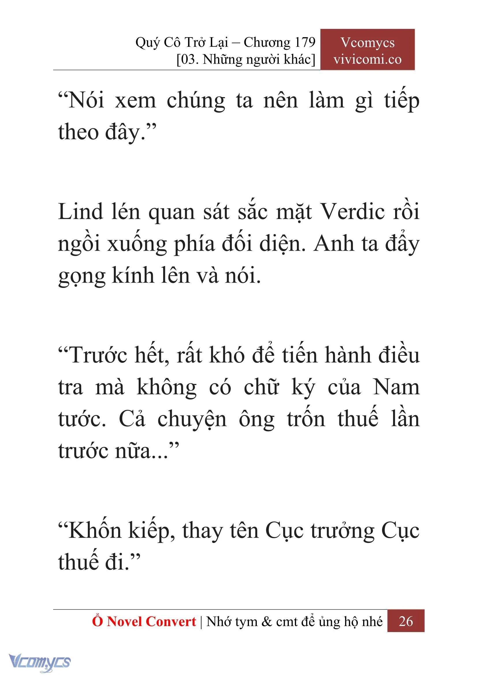 [Novel] Quý Cô Trở Lại Chapter  179 - 28
