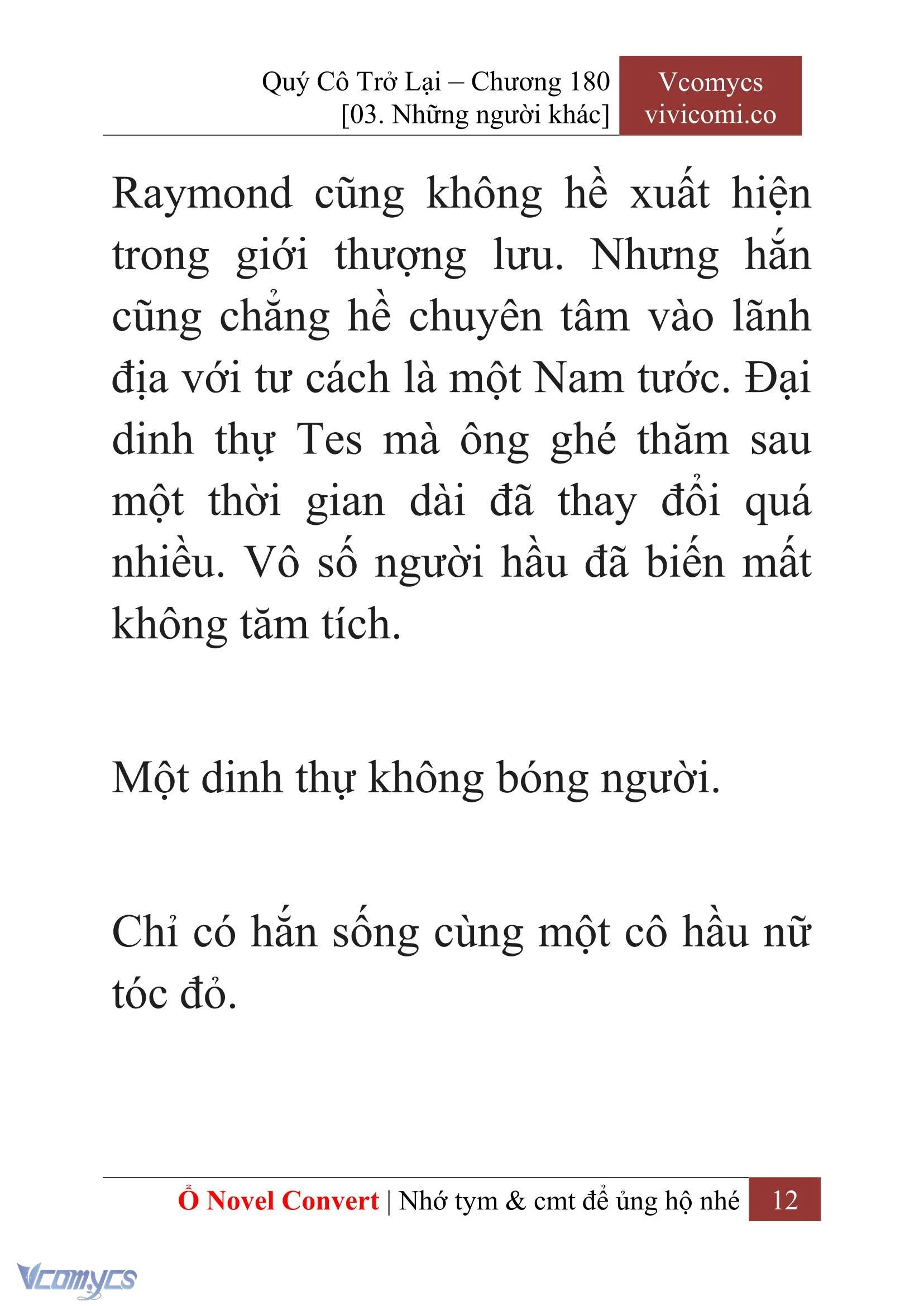 [Novel] Quý Cô Trở Lại Chapter  180 - 14
