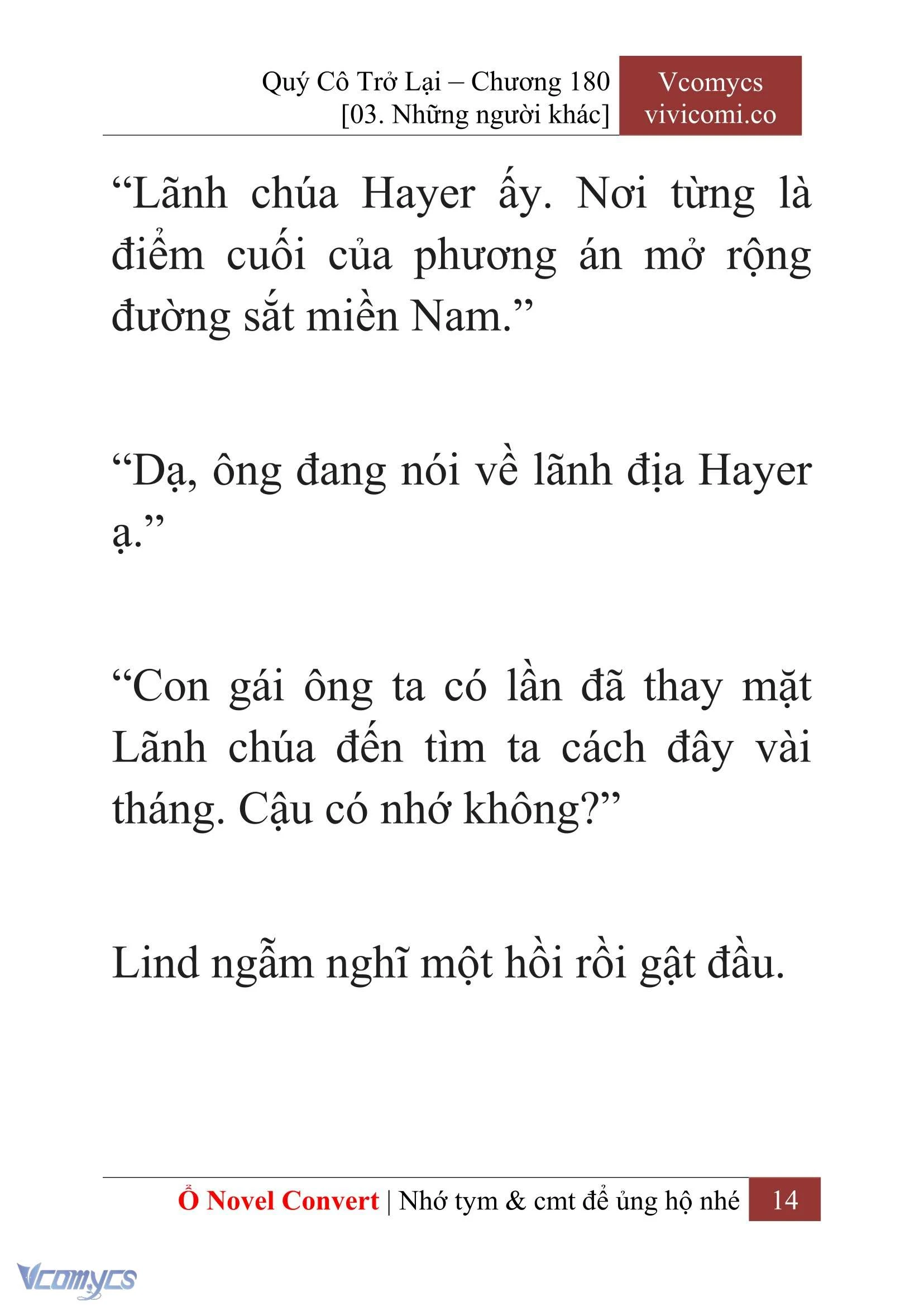 [Novel] Quý Cô Trở Lại Chapter  180 - 16