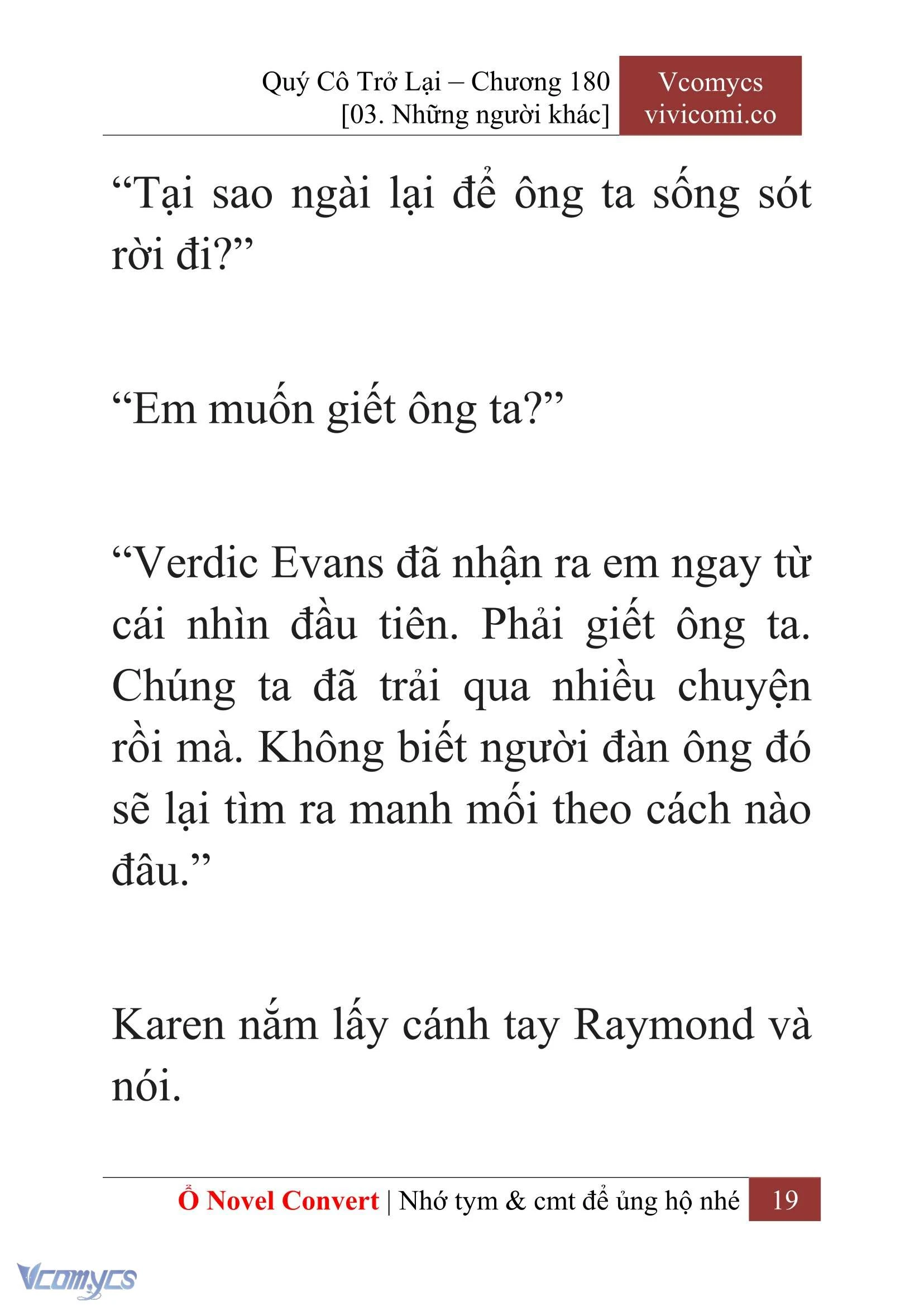 [Novel] Quý Cô Trở Lại Chapter  180 - 21