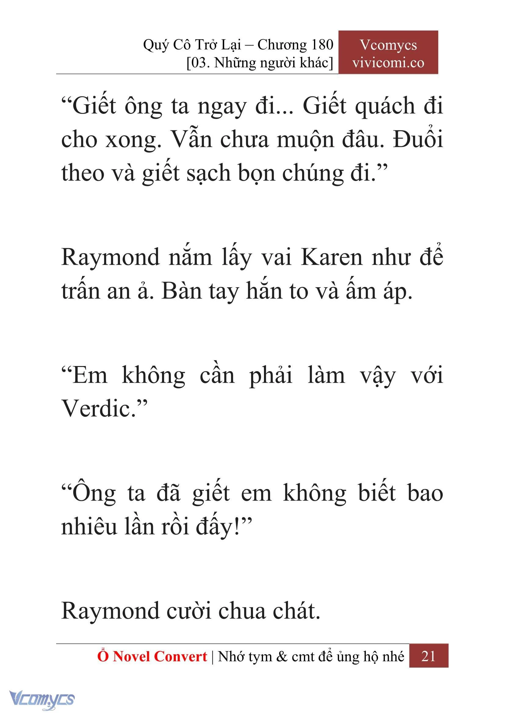 [Novel] Quý Cô Trở Lại Chapter  180 - 23