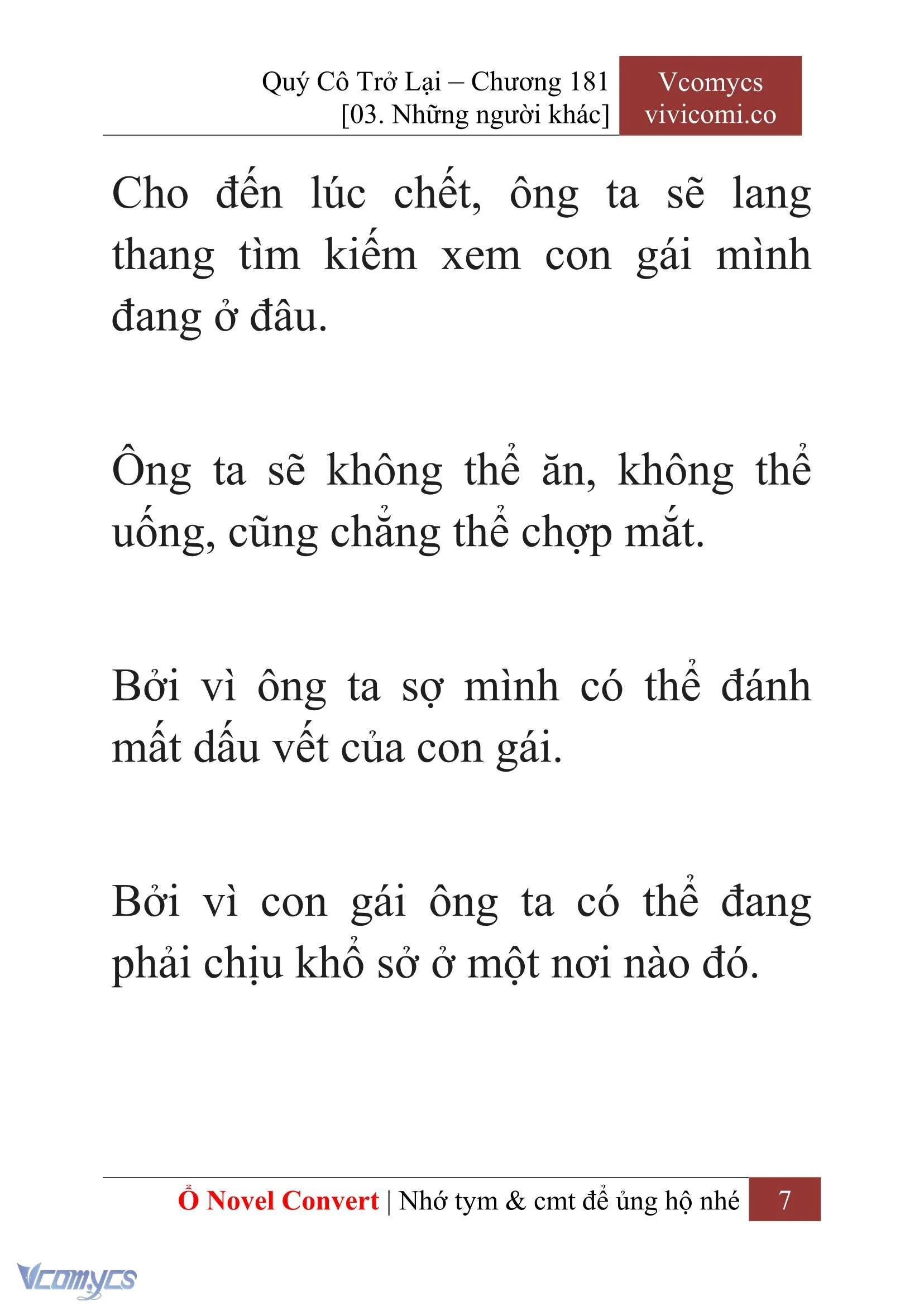 [Novel] Quý Cô Trở Lại Chapter  181 - 9