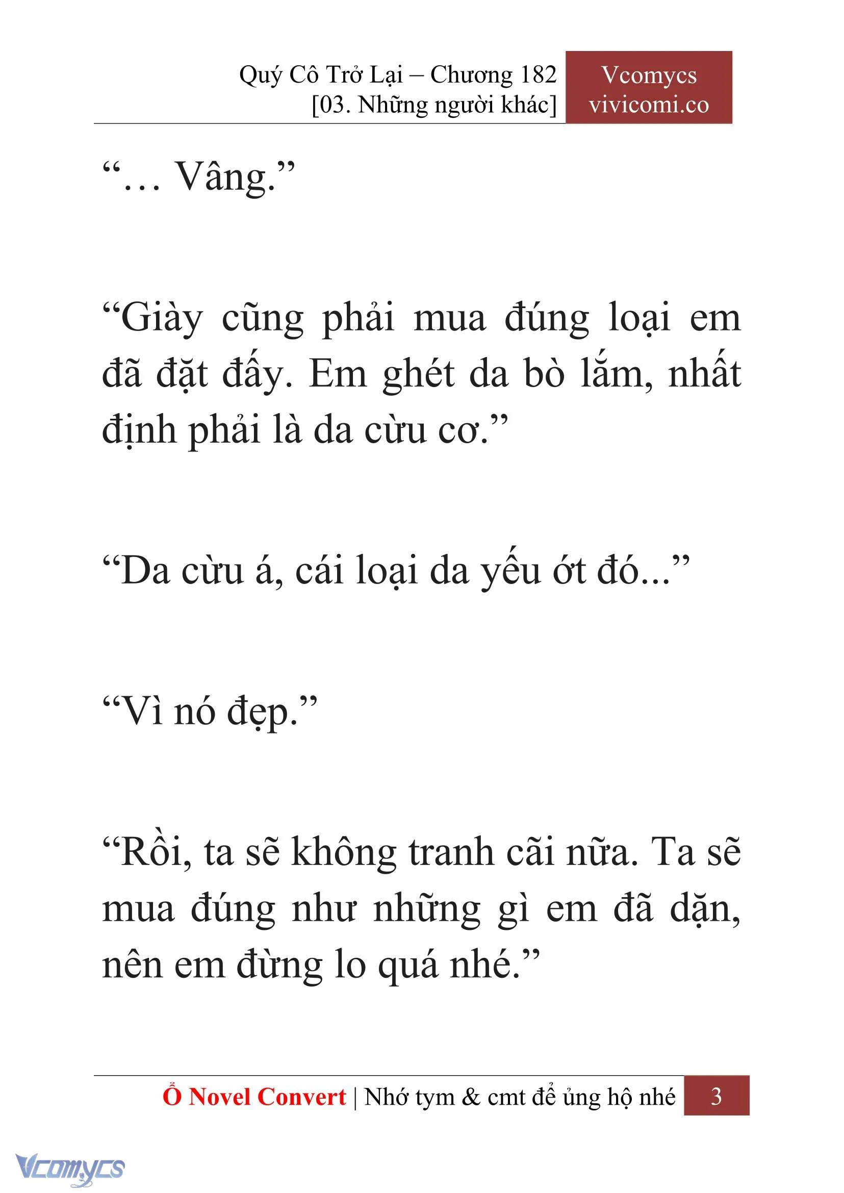 [Novel] Quý Cô Trở Lại Chapter  182 - 5