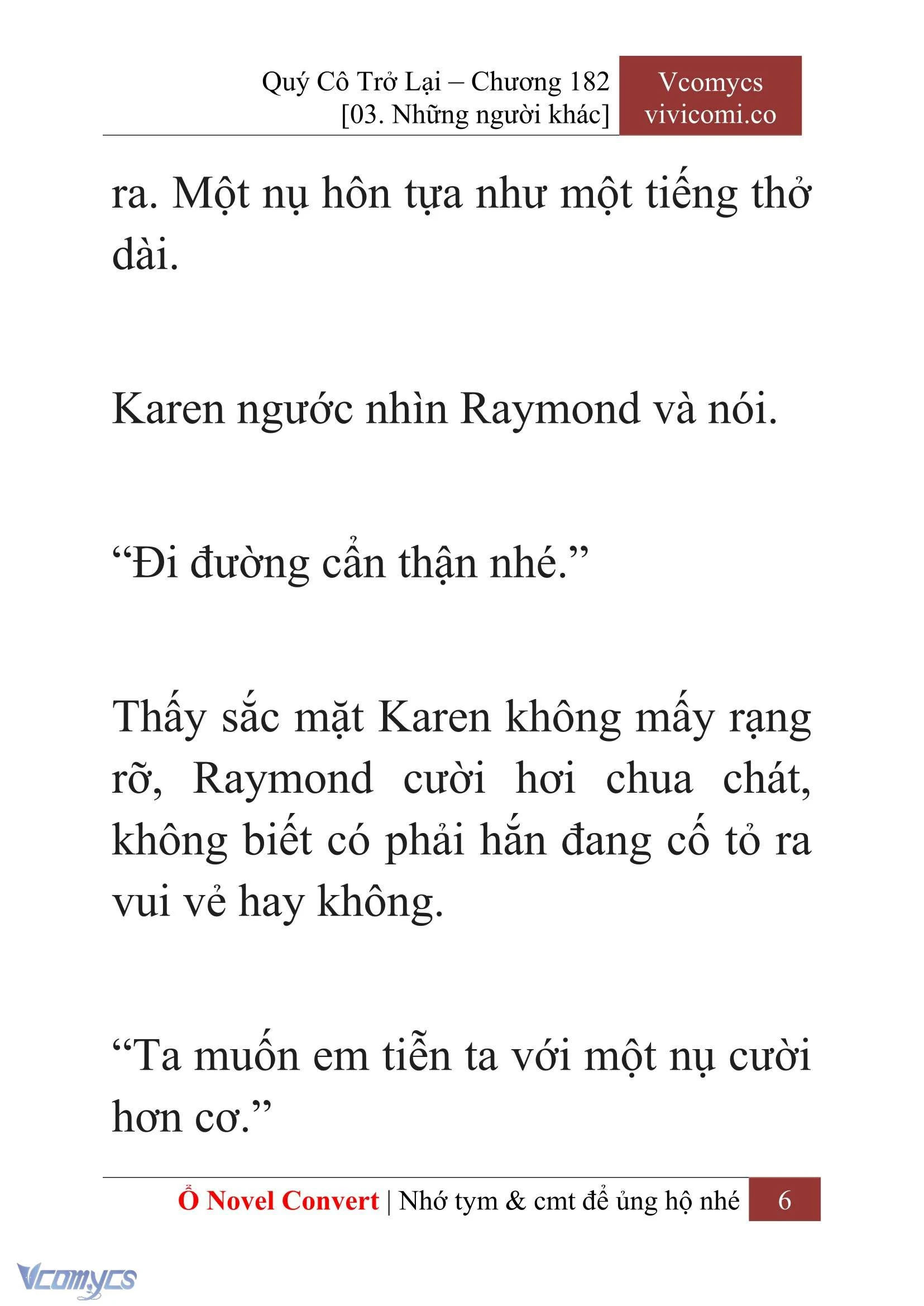 [Novel] Quý Cô Trở Lại Chapter  182 - 8