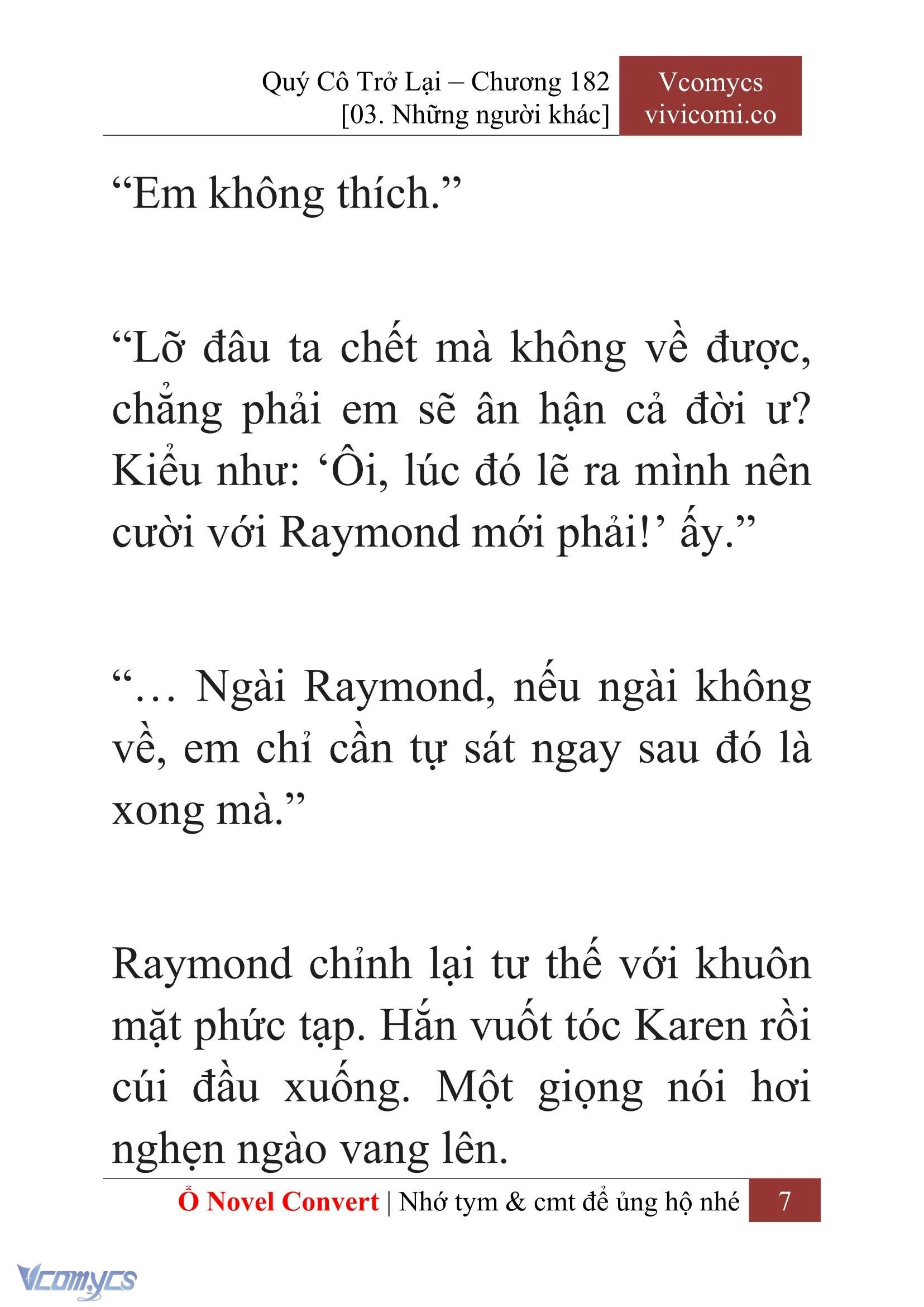 [Novel] Quý Cô Trở Lại Chapter  182 - 9