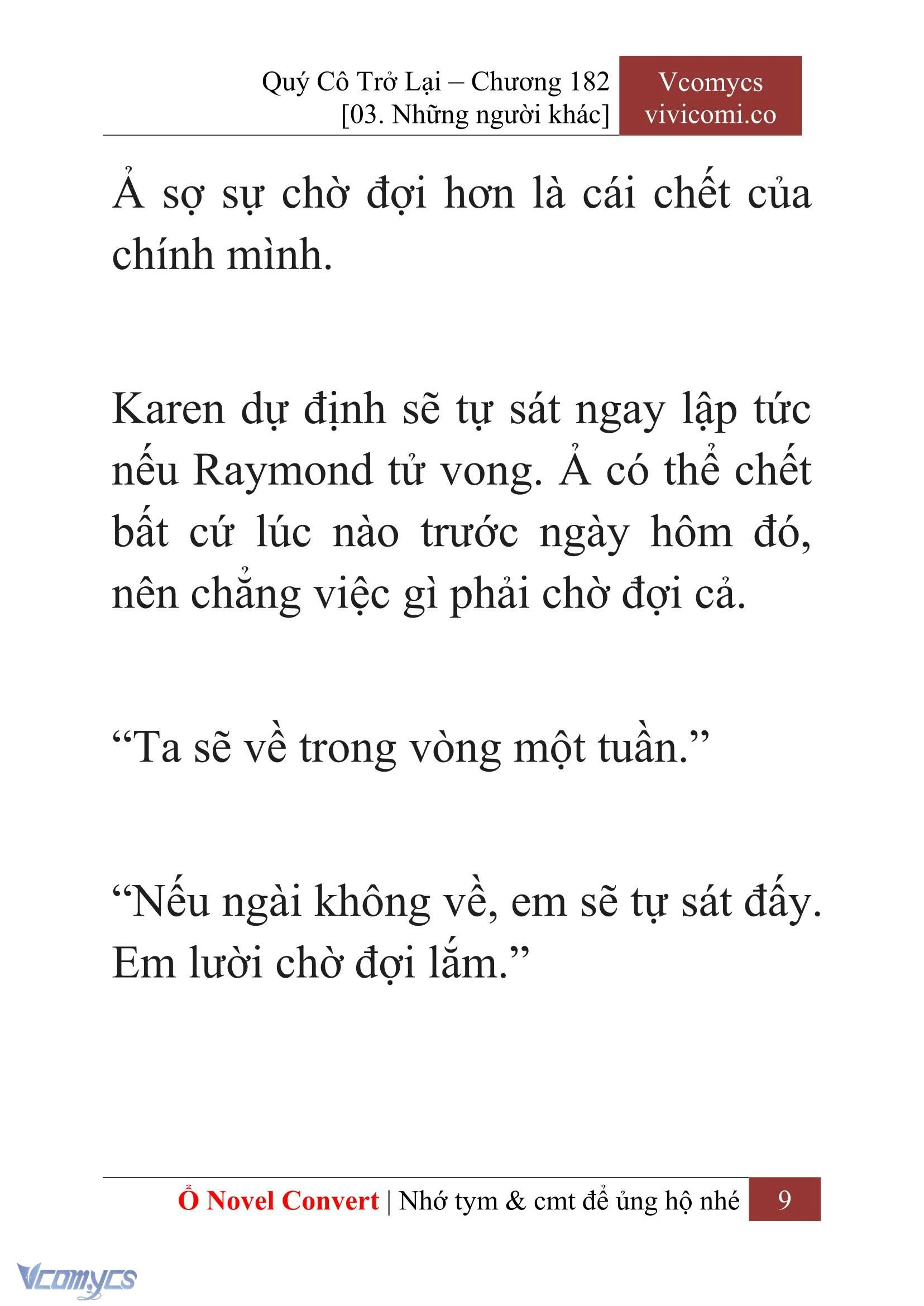 [Novel] Quý Cô Trở Lại Chapter  182 - 11