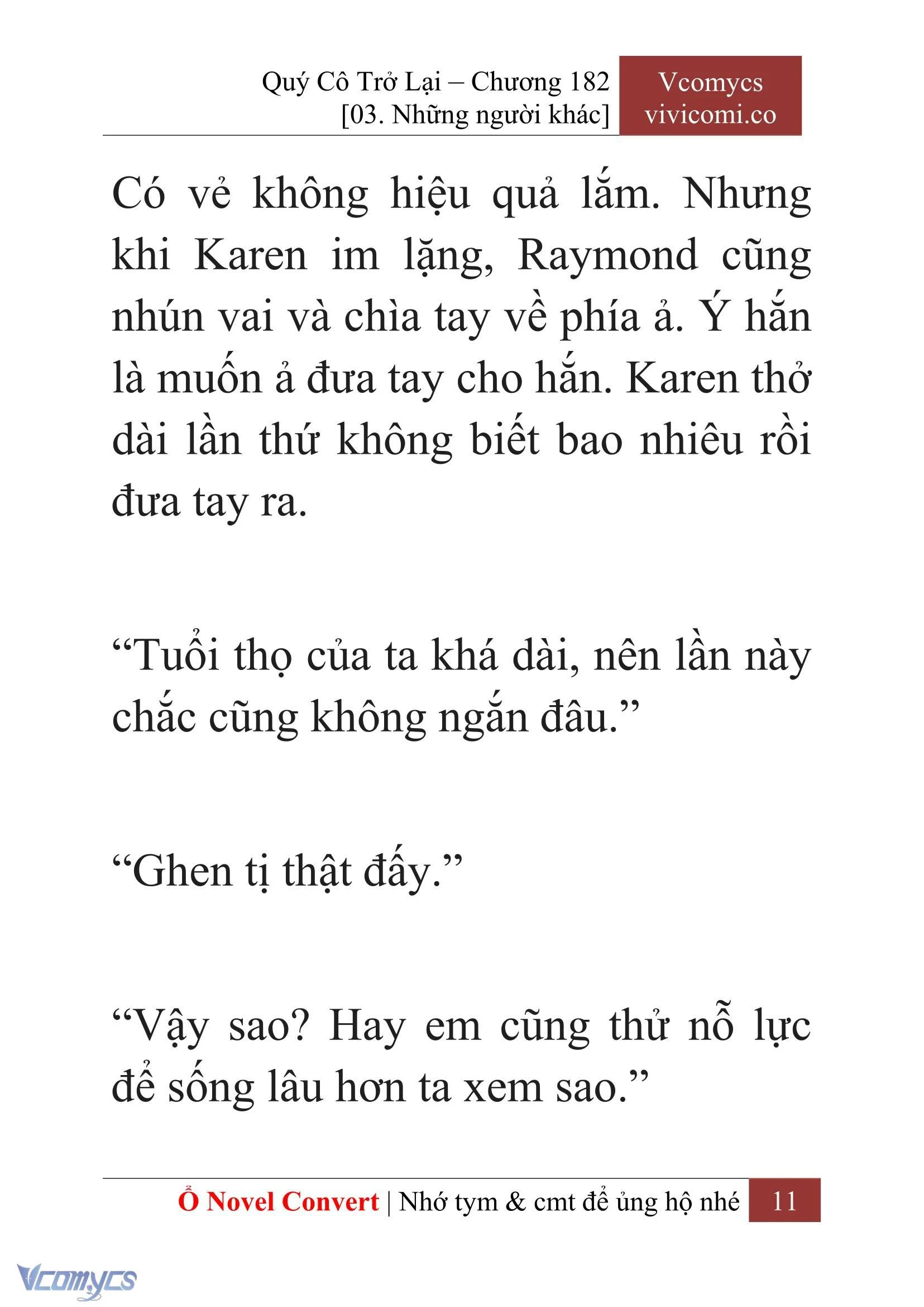 [Novel] Quý Cô Trở Lại Chapter  182 - 13