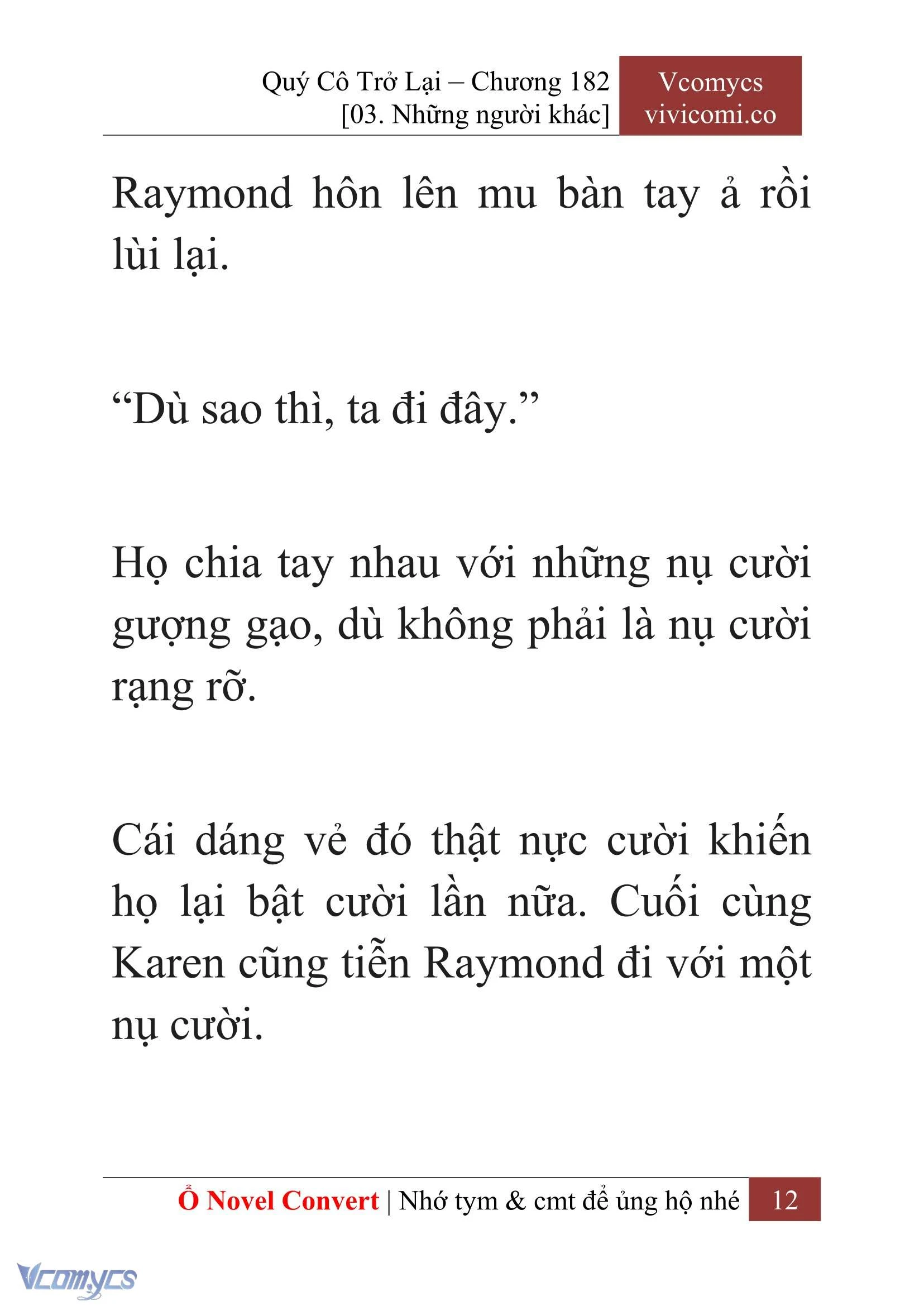 [Novel] Quý Cô Trở Lại Chapter  182 - 14