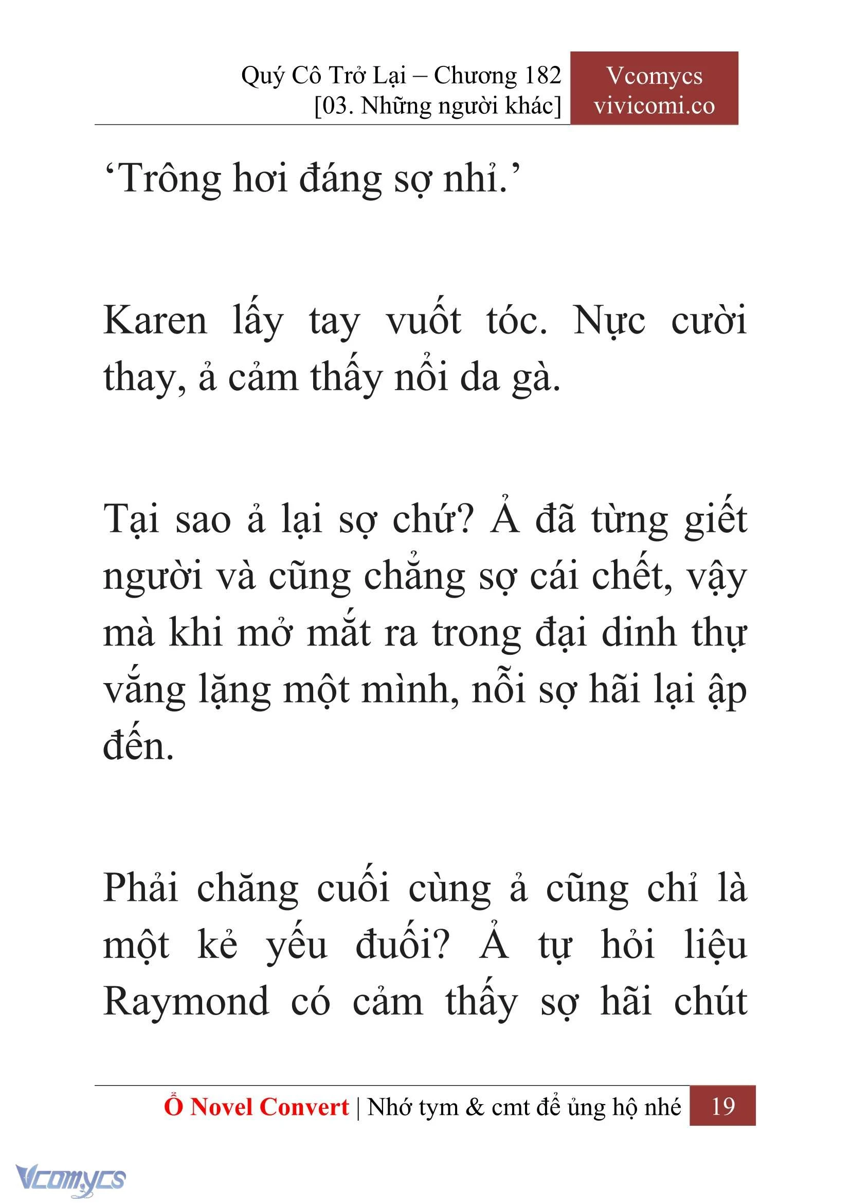 [Novel] Quý Cô Trở Lại Chapter  182 - 21