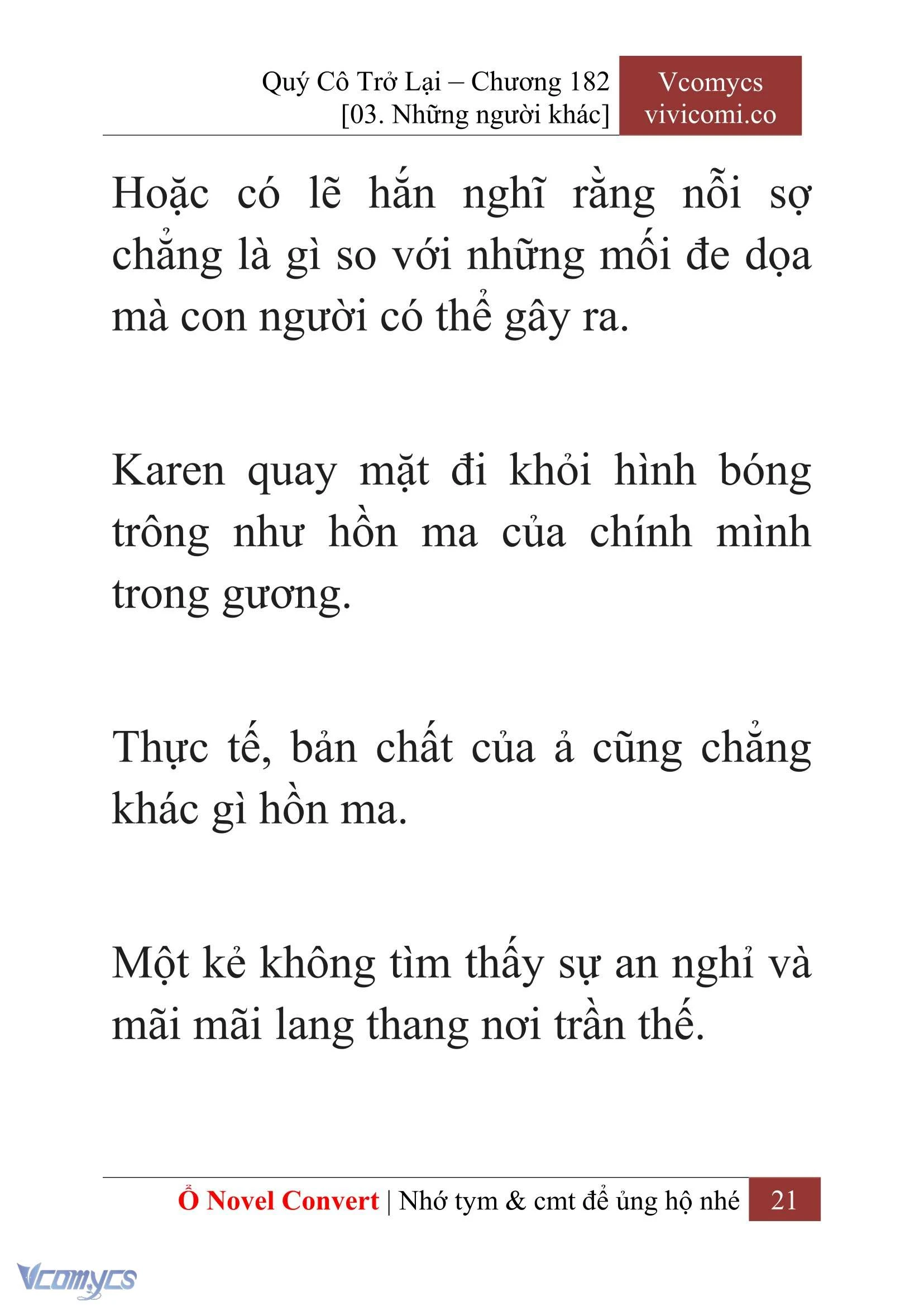 [Novel] Quý Cô Trở Lại Chapter  182 - 23