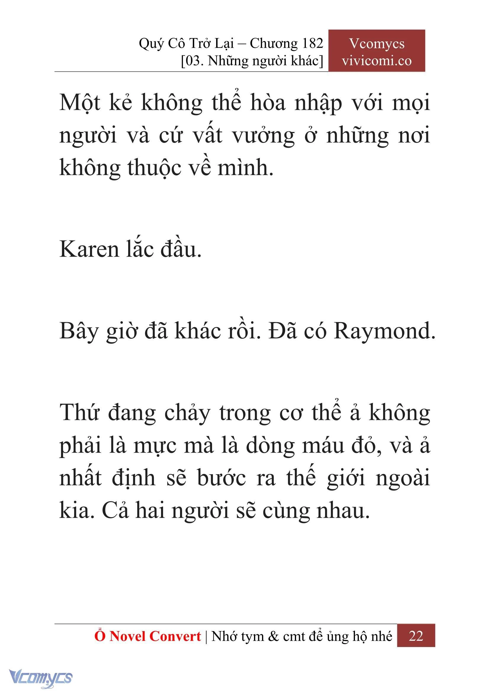 [Novel] Quý Cô Trở Lại Chapter  182 - 24