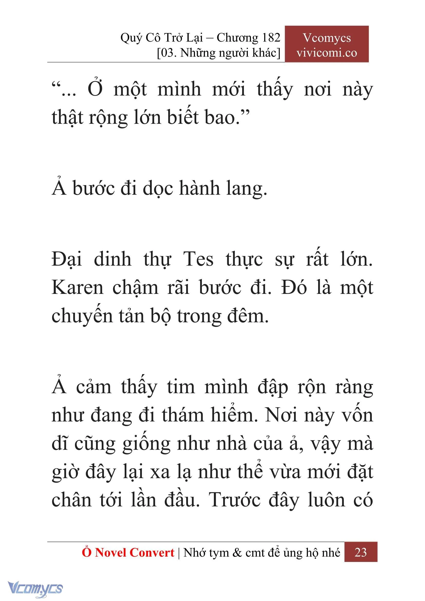 [Novel] Quý Cô Trở Lại Chapter  182 - 25