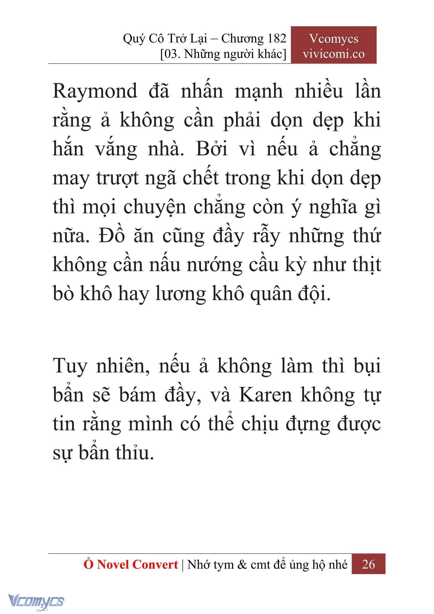 [Novel] Quý Cô Trở Lại Chapter  182 - 28