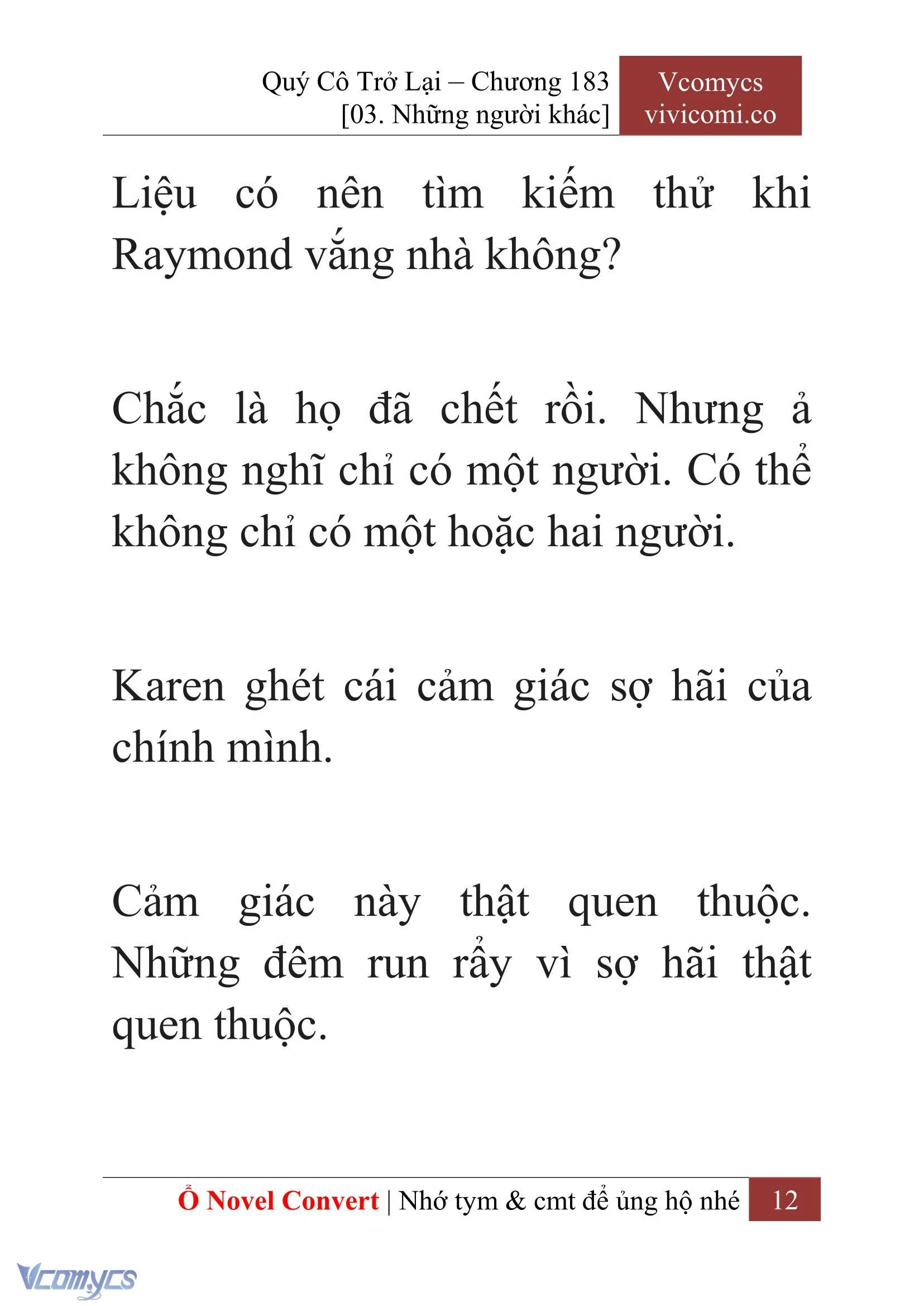 [Novel] Quý Cô Trở Lại Chapter  183 - 14