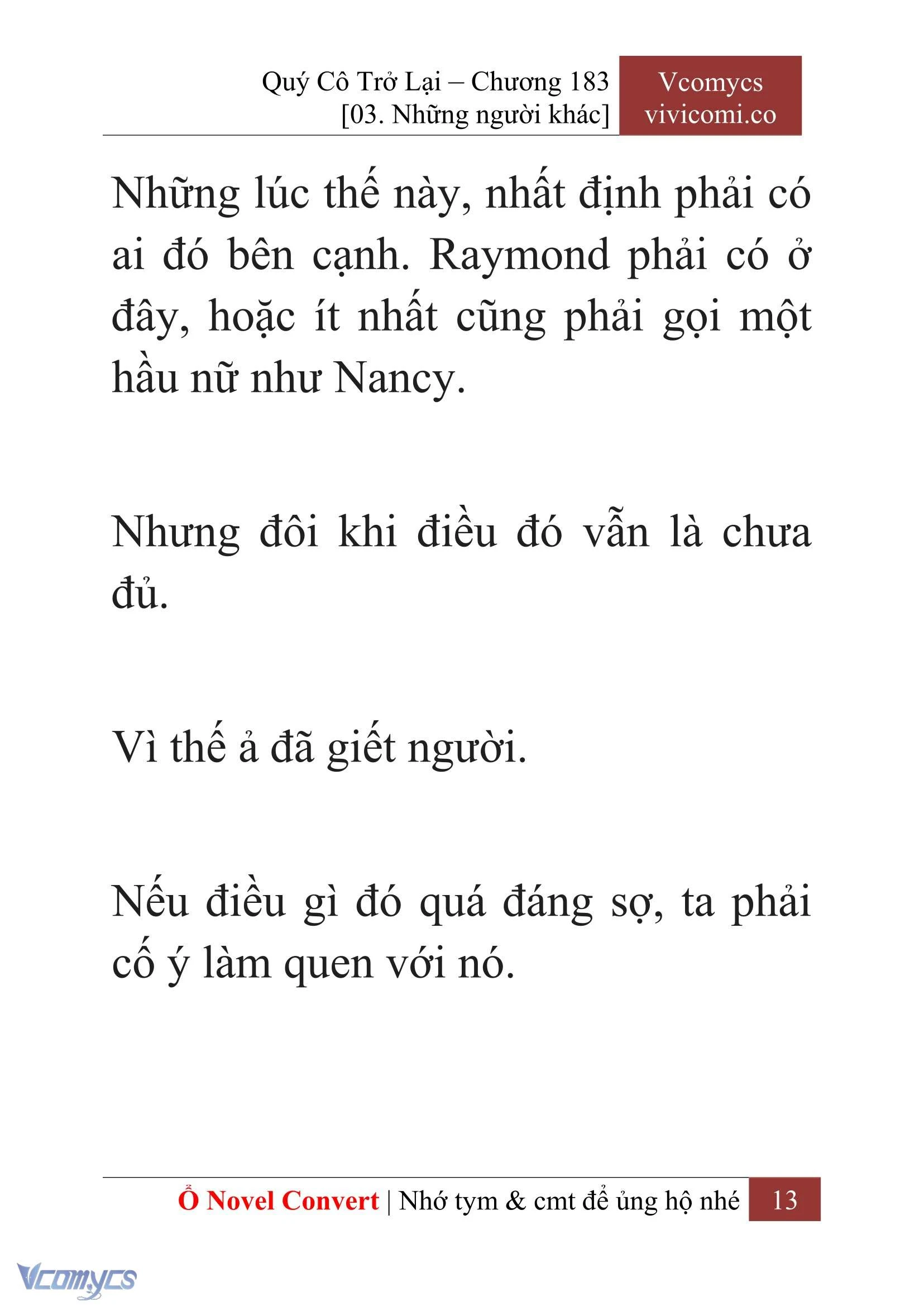 [Novel] Quý Cô Trở Lại Chapter  183 - 15