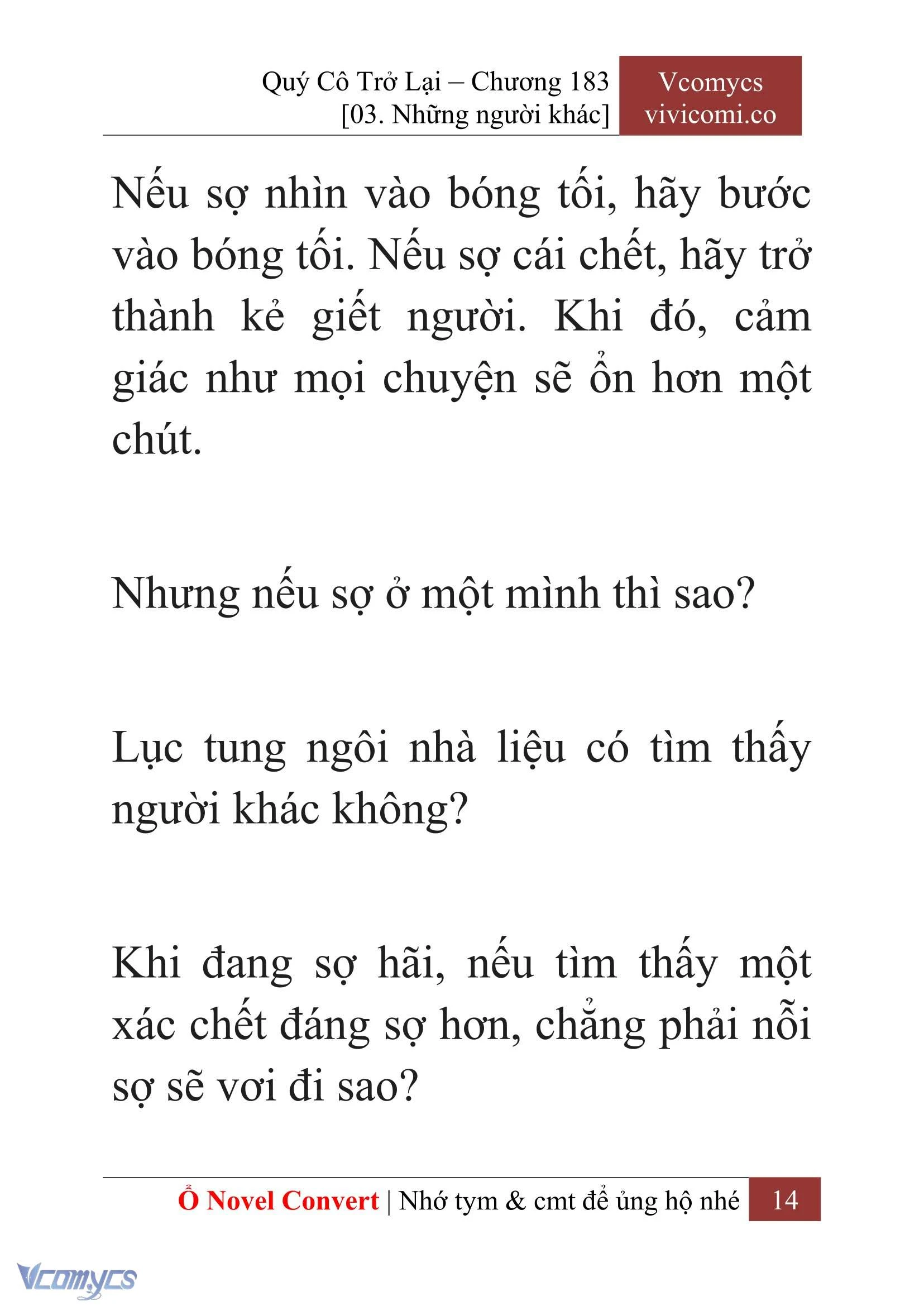 [Novel] Quý Cô Trở Lại Chapter  183 - 16