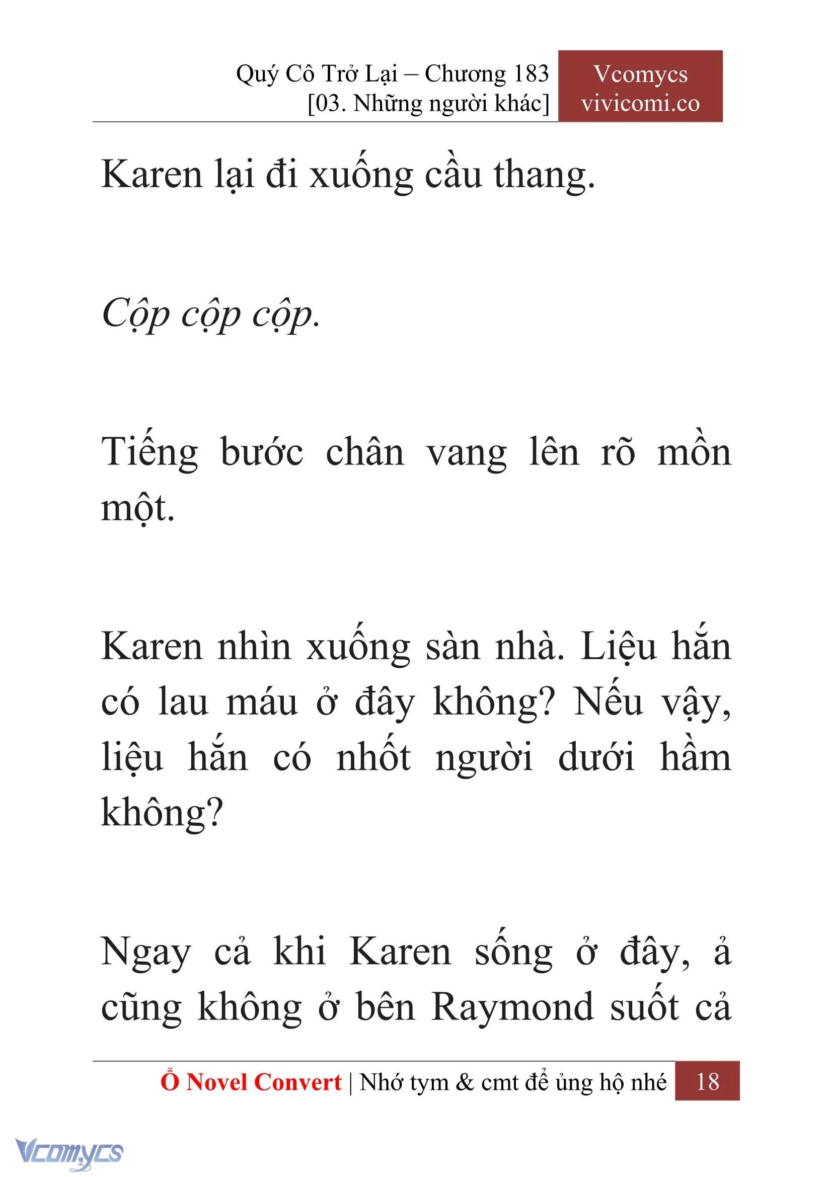 [Novel] Quý Cô Trở Lại Chapter  183 - 20