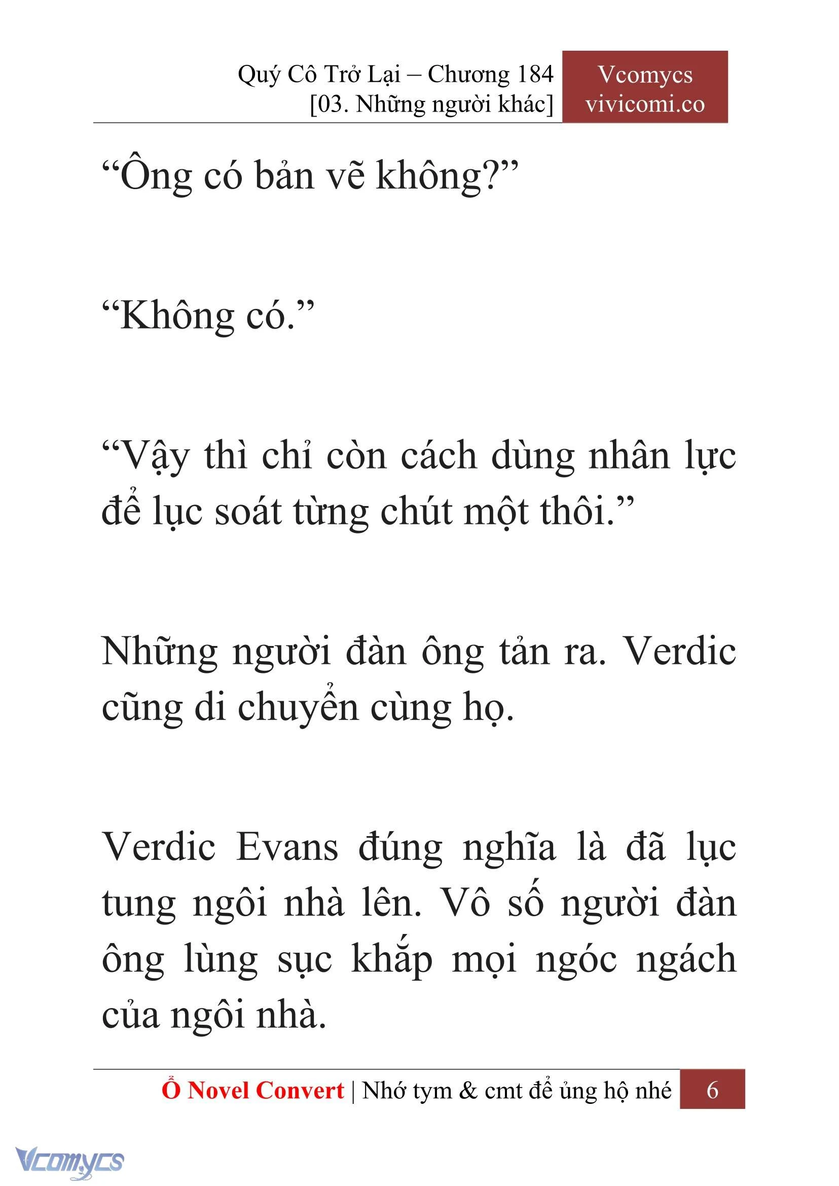 [Novel] Quý Cô Trở Lại Chapter  184 - 8