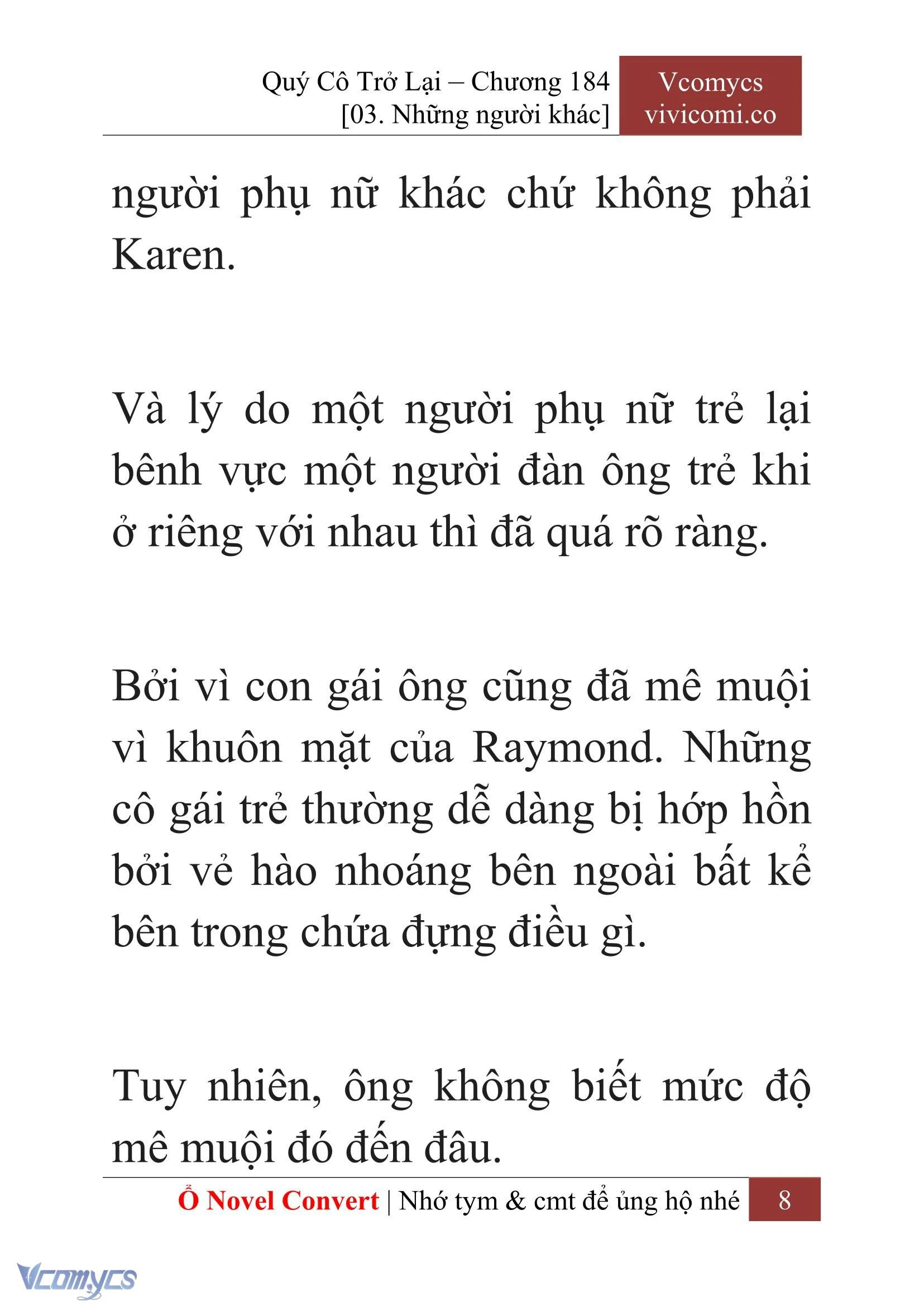 [Novel] Quý Cô Trở Lại Chapter  184 - 10