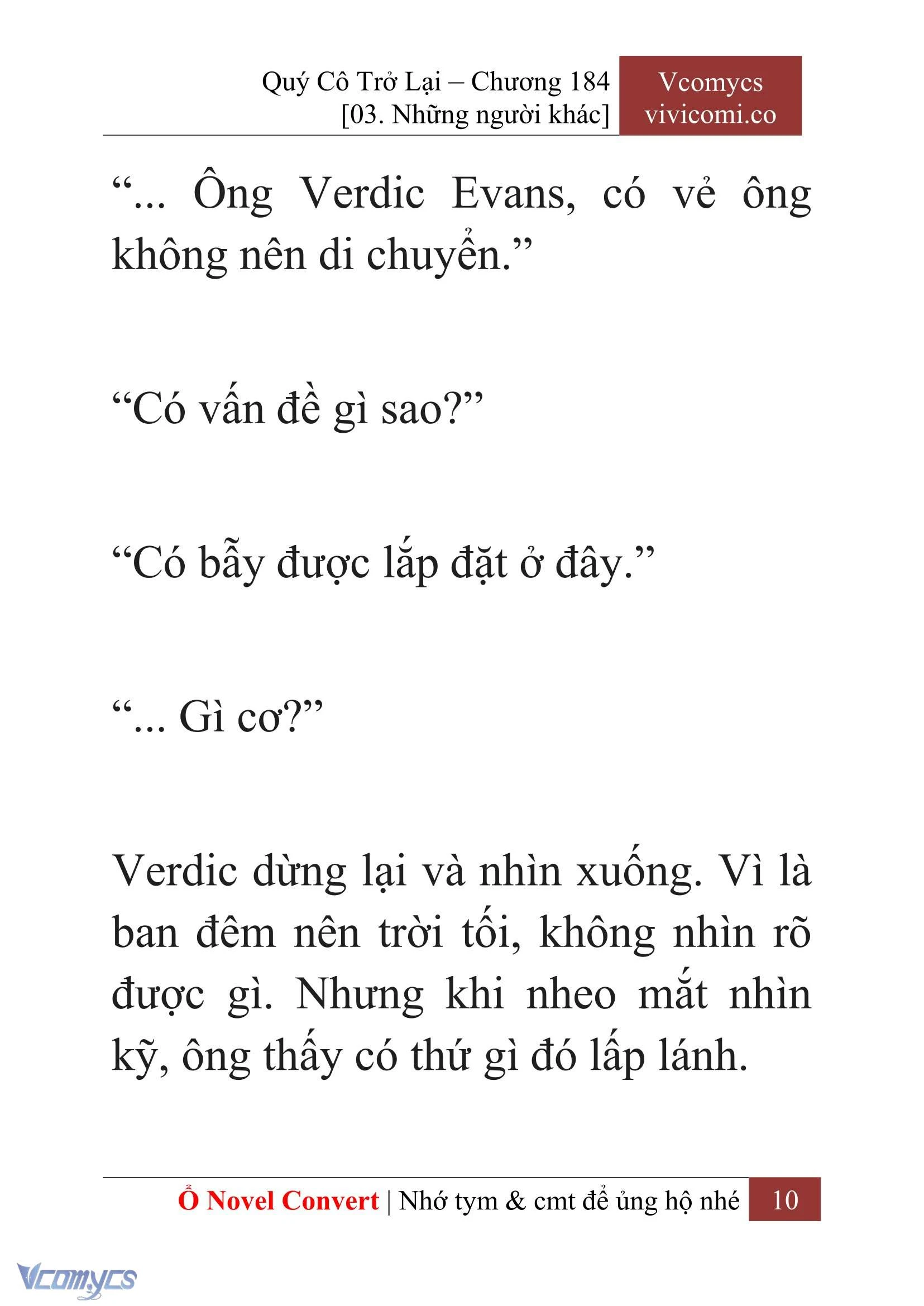 [Novel] Quý Cô Trở Lại Chapter  184 - 12