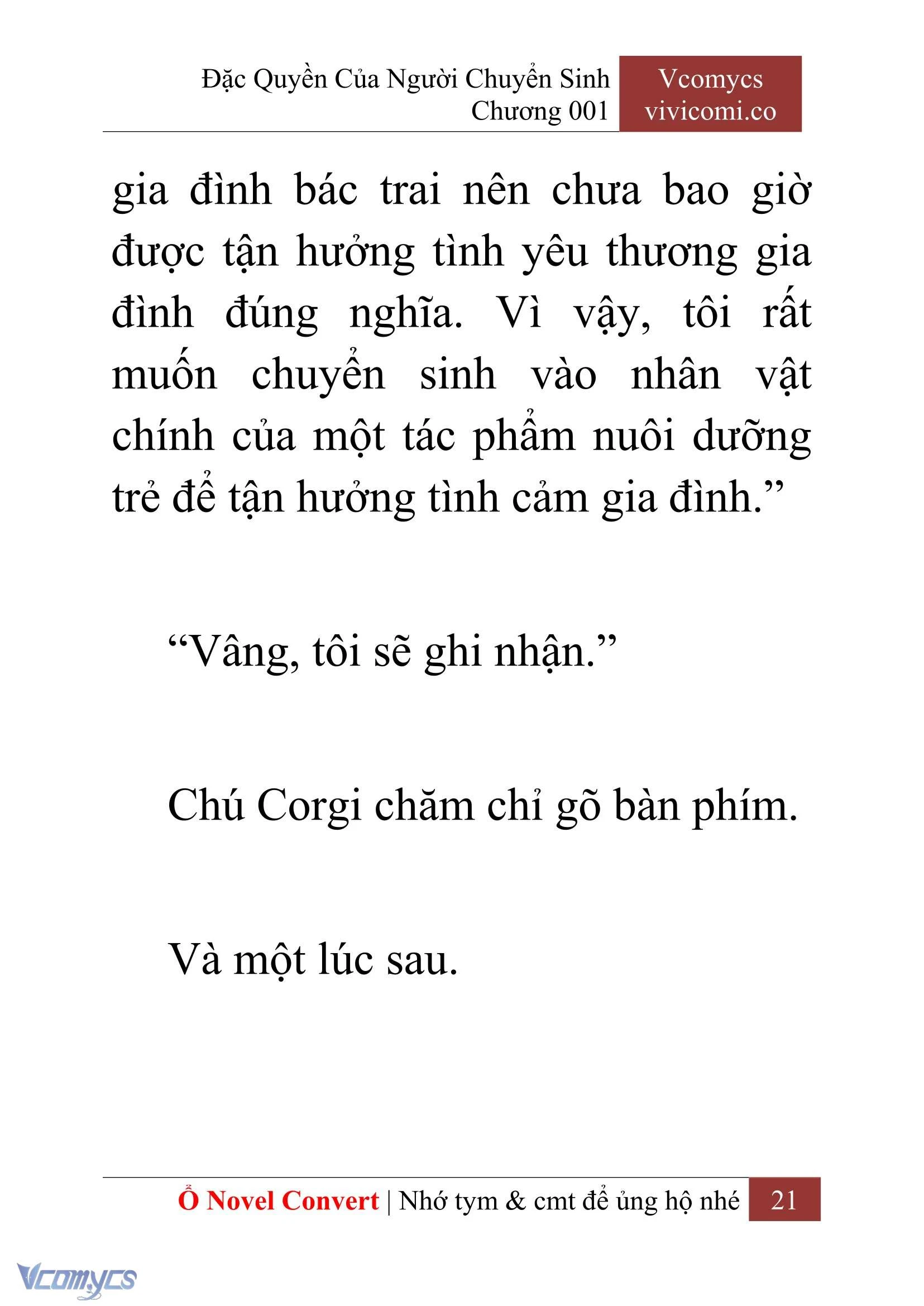 [Novel] Đặc Quyền Của Người Chuyển Sinh Chapter  1 - 23