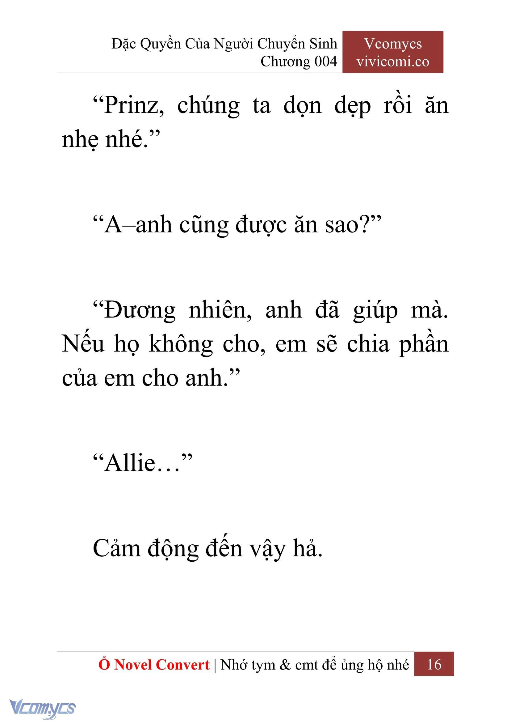 [Novel] Đặc Quyền Của Người Chuyển Sinh Chapter  4 - 18