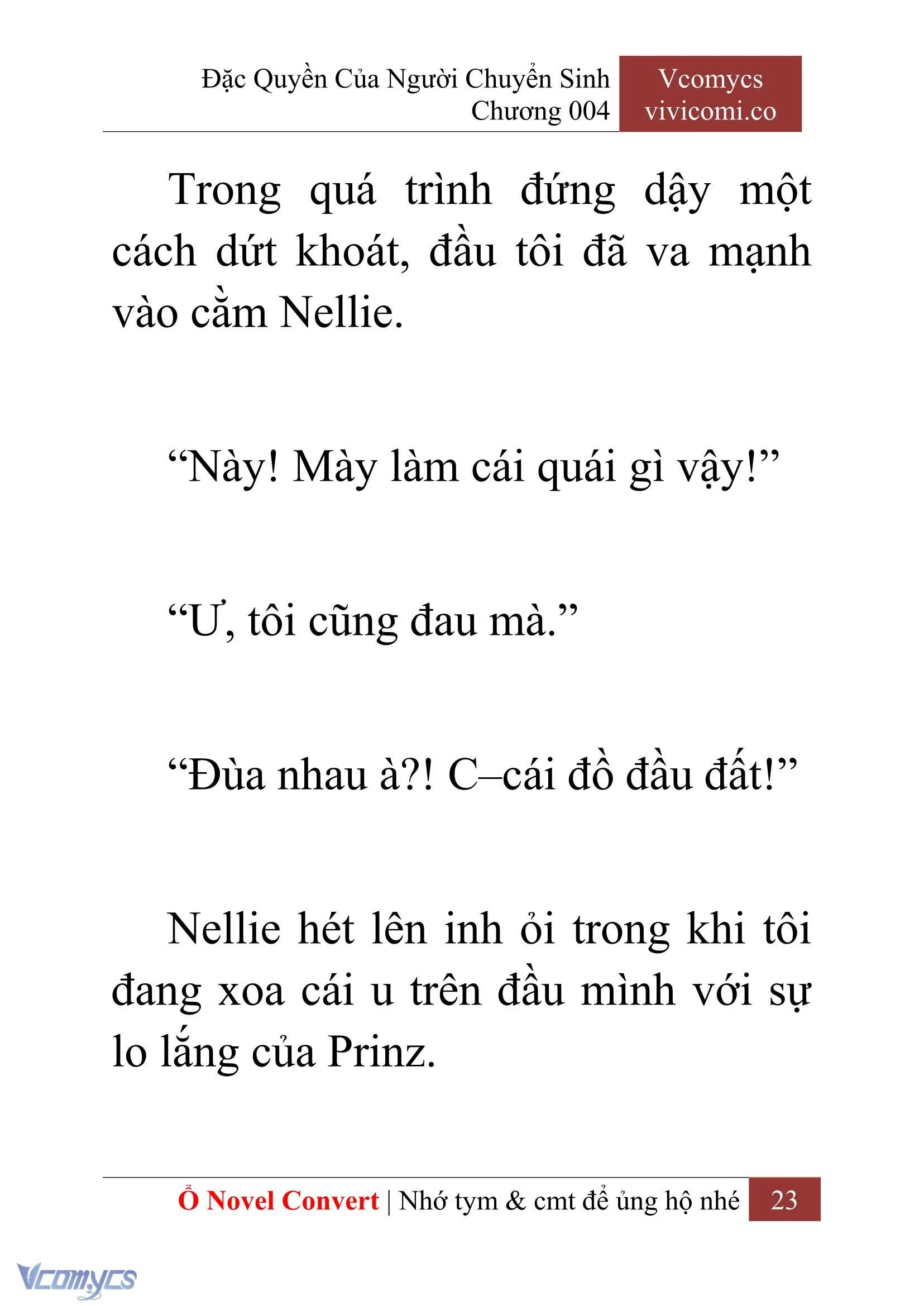[Novel] Đặc Quyền Của Người Chuyển Sinh Chapter  4 - 25