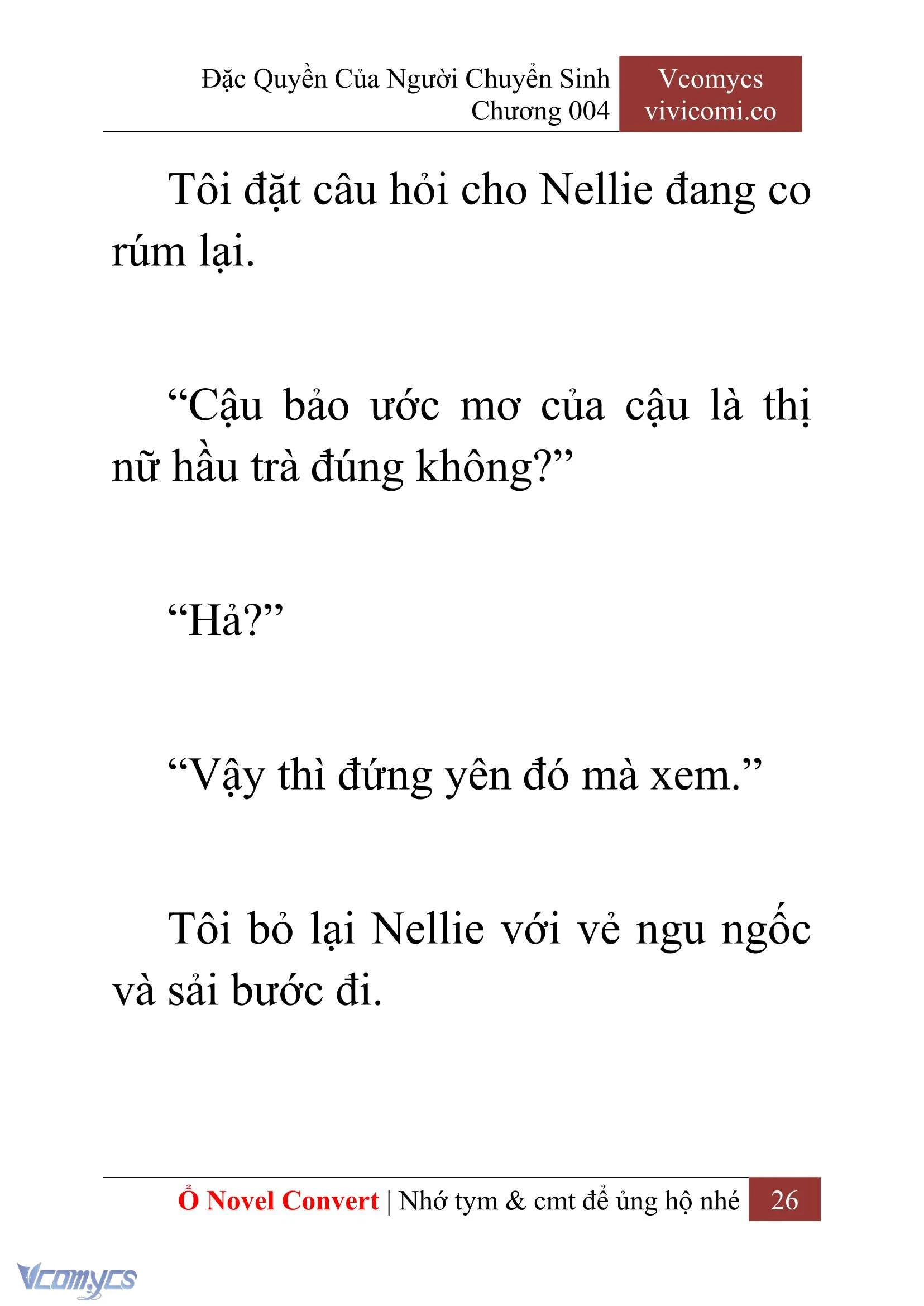 [Novel] Đặc Quyền Của Người Chuyển Sinh Chapter  4 - 28