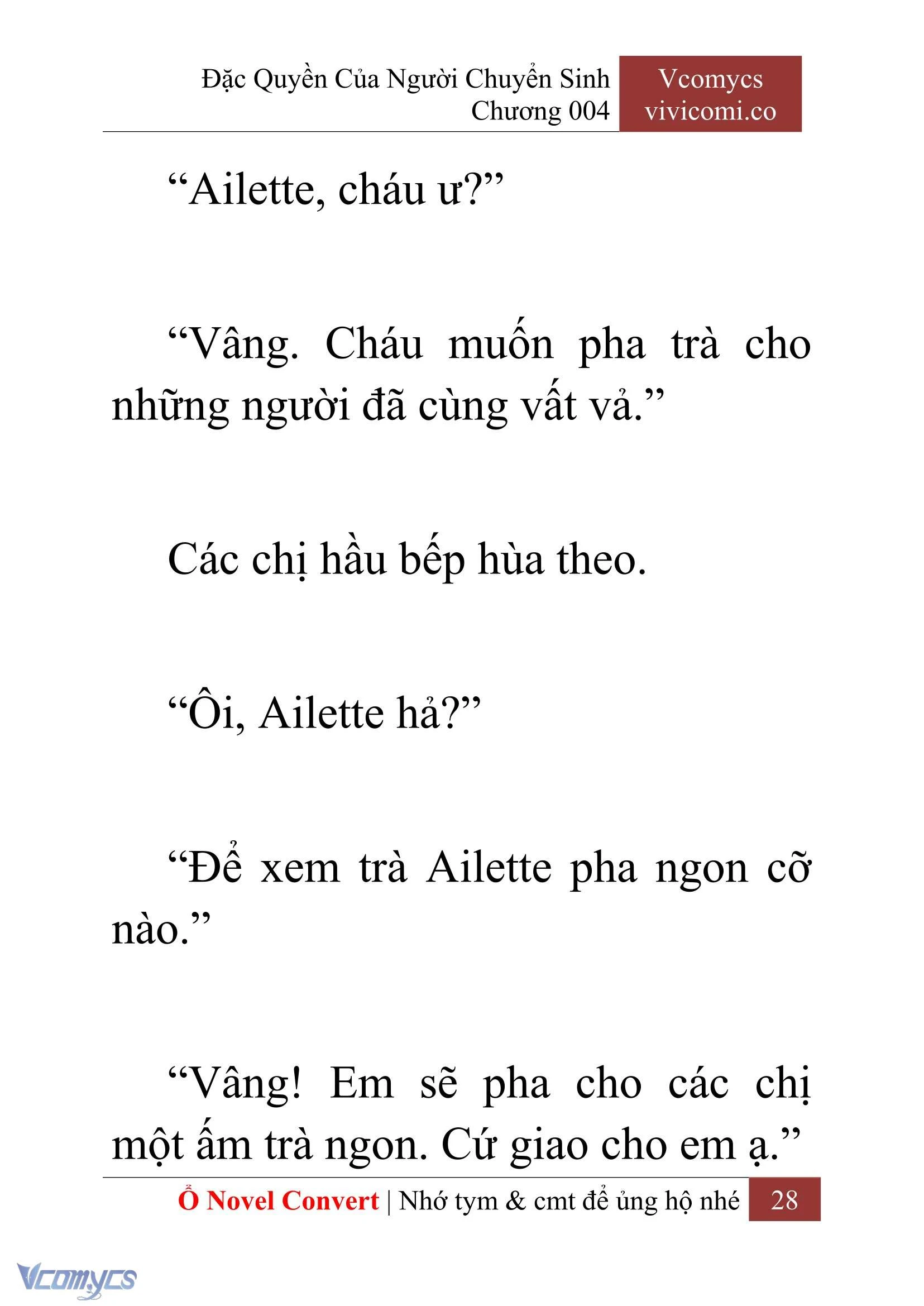 [Novel] Đặc Quyền Của Người Chuyển Sinh Chapter  4 - 30