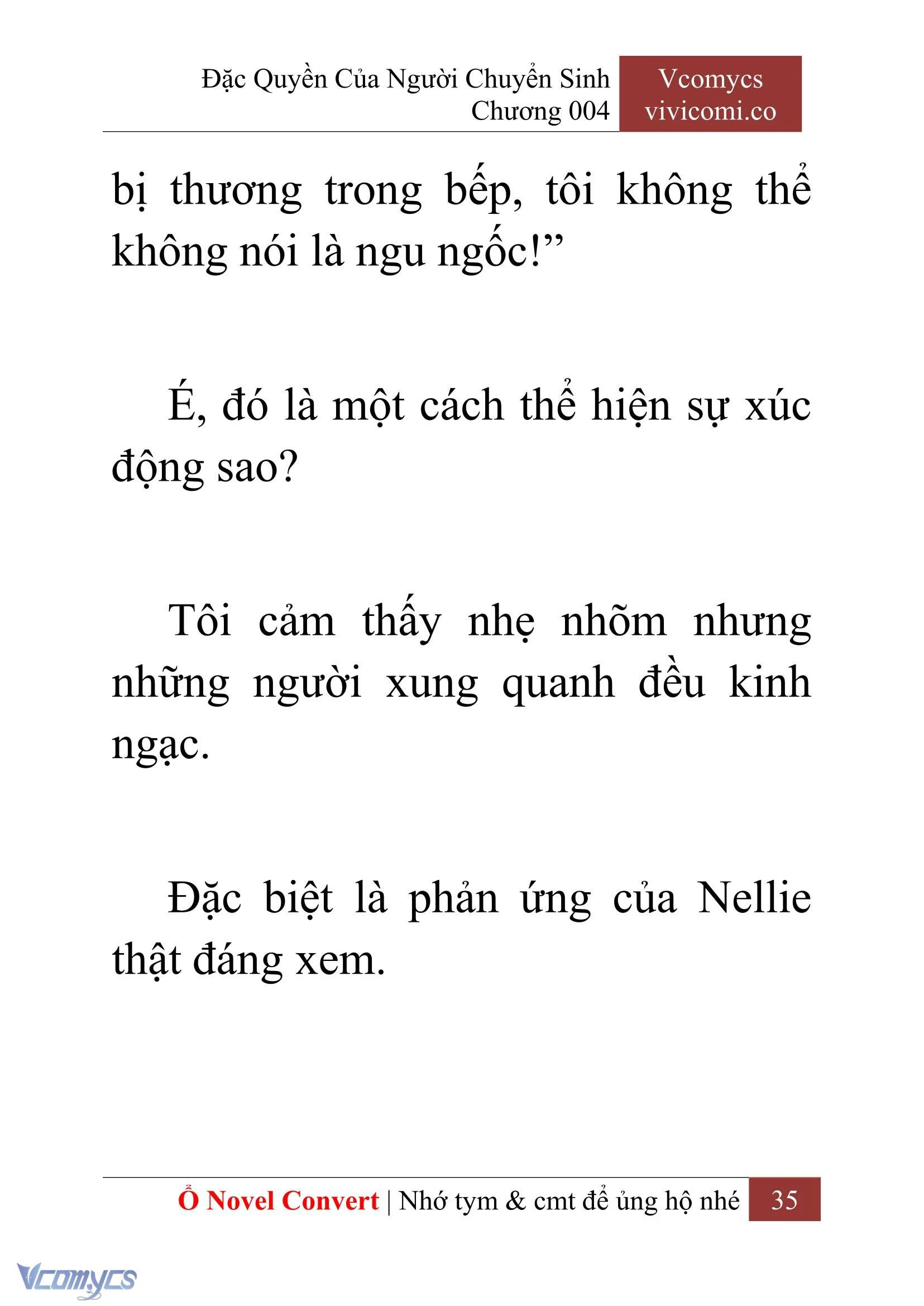 [Novel] Đặc Quyền Của Người Chuyển Sinh Chapter  4 - 37
