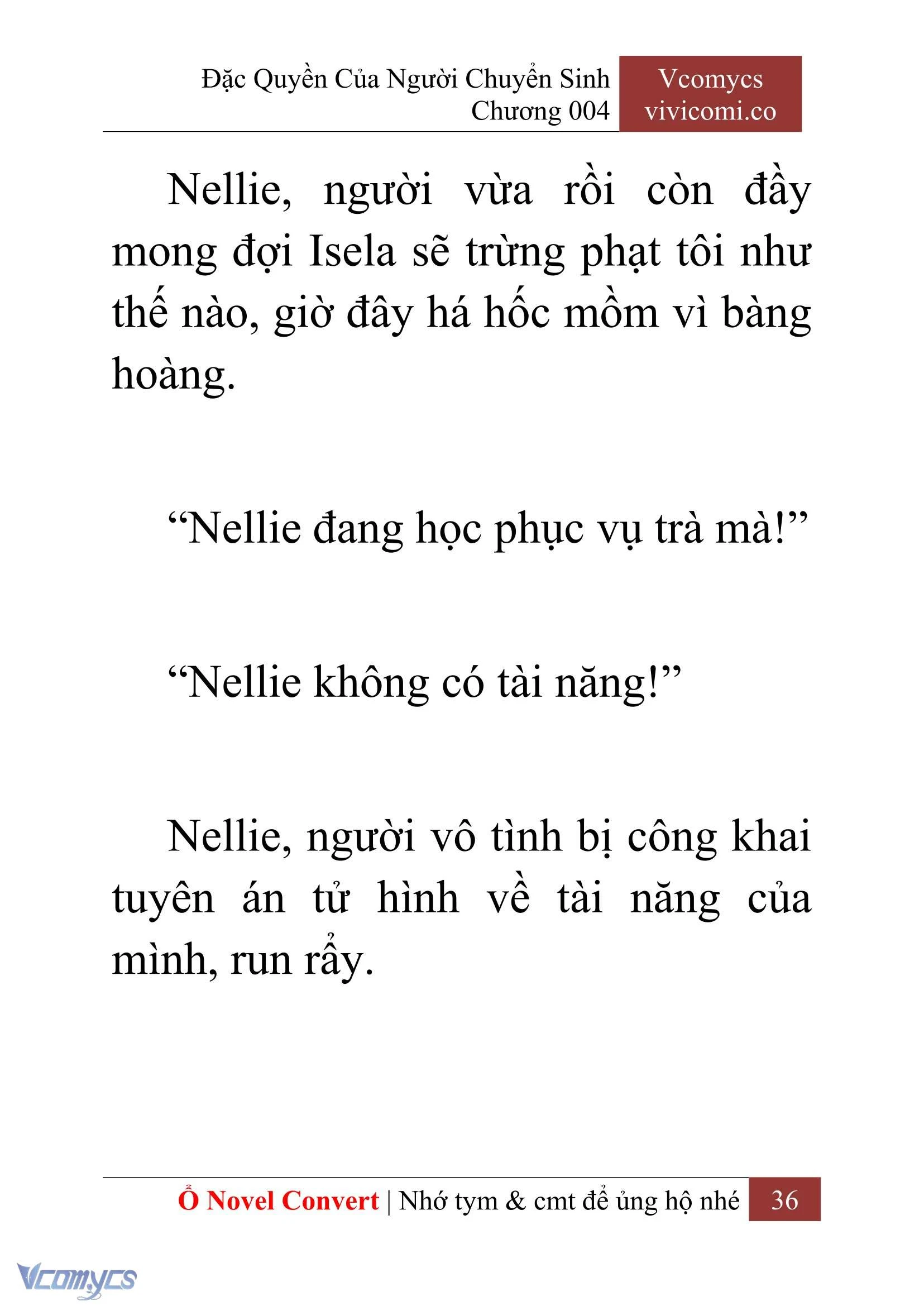 [Novel] Đặc Quyền Của Người Chuyển Sinh Chapter  4 - 38