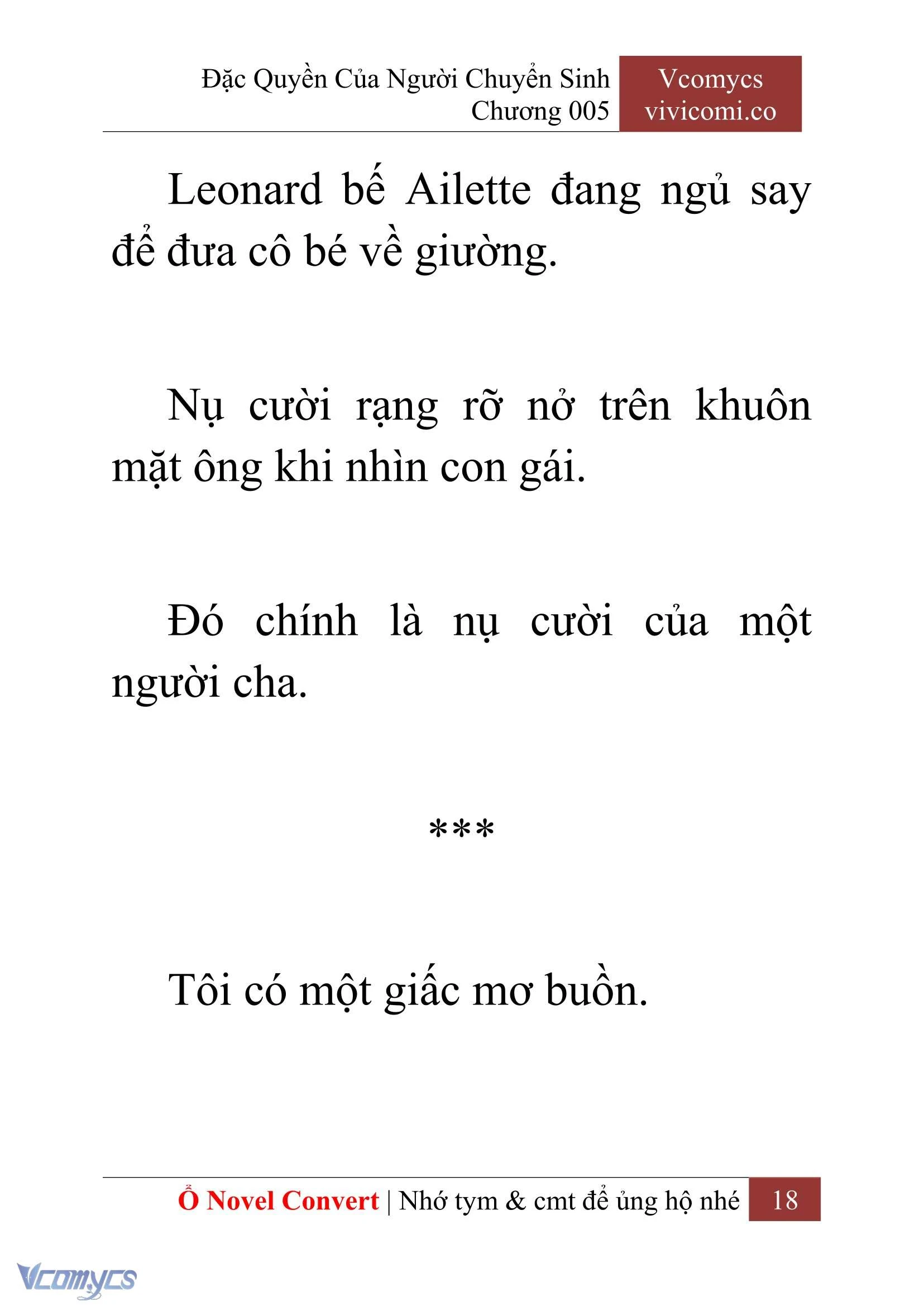 [Novel] Đặc Quyền Của Người Chuyển Sinh Chapter  5 - 20