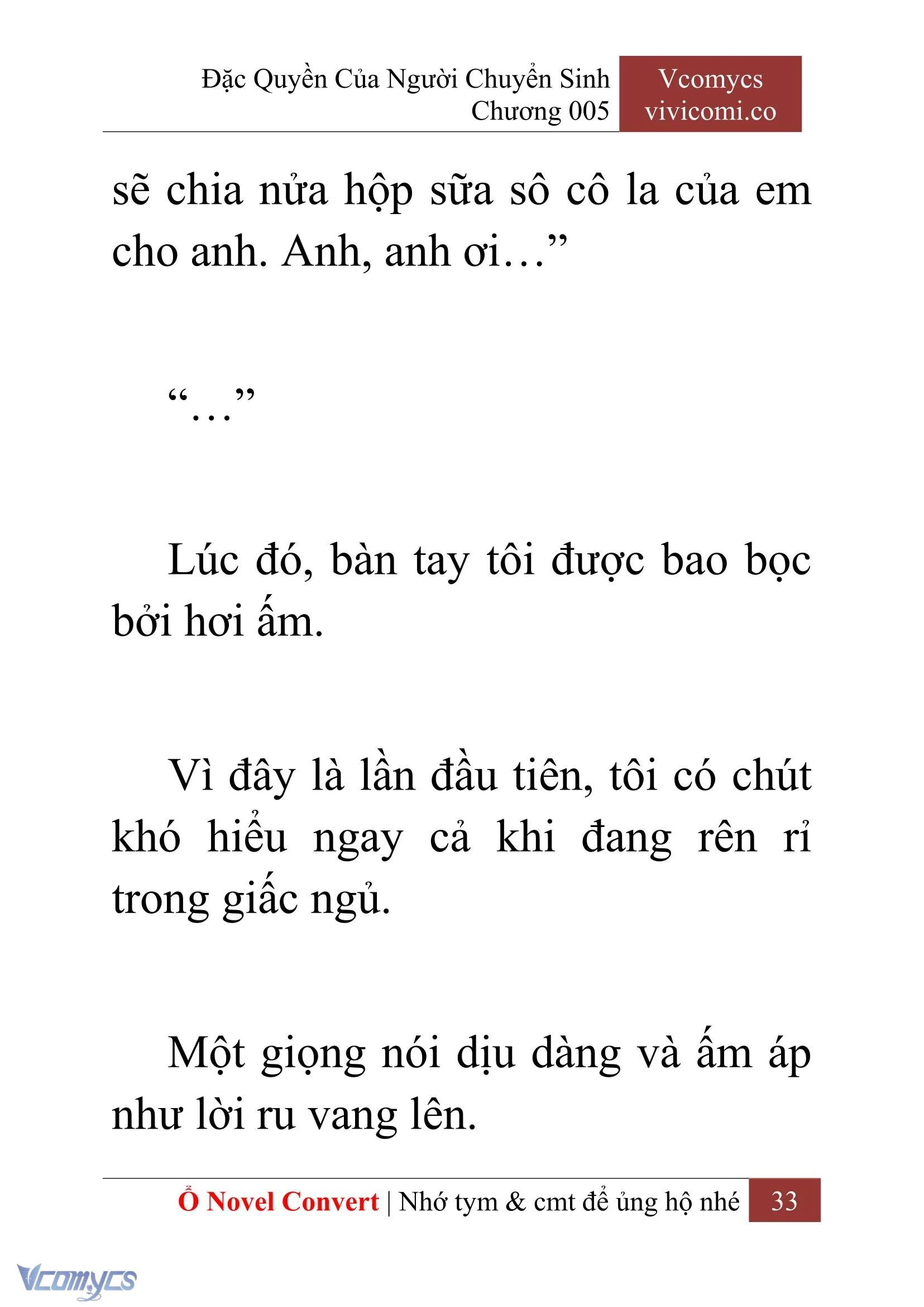 [Novel] Đặc Quyền Của Người Chuyển Sinh Chapter  5 - 35