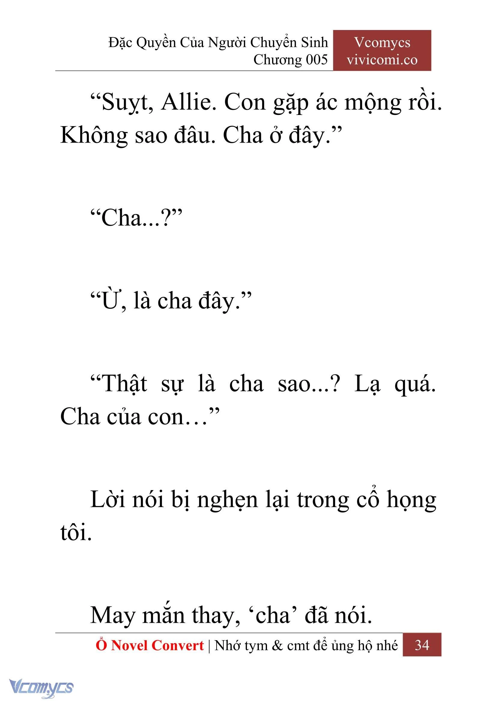 [Novel] Đặc Quyền Của Người Chuyển Sinh Chapter  5 - 36