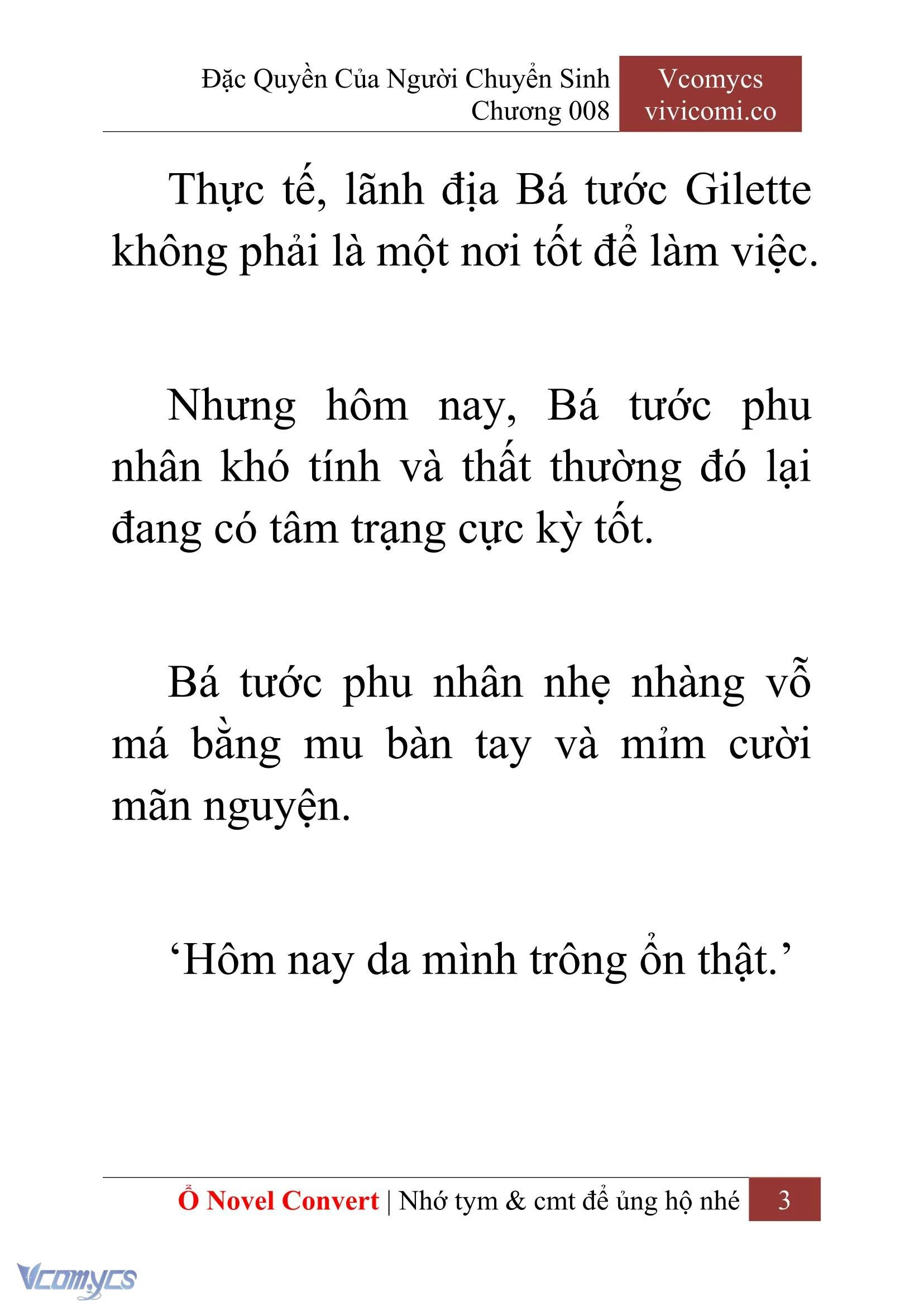 [Novel] Đặc Quyền Của Người Chuyển Sinh Chapter  8 - 5