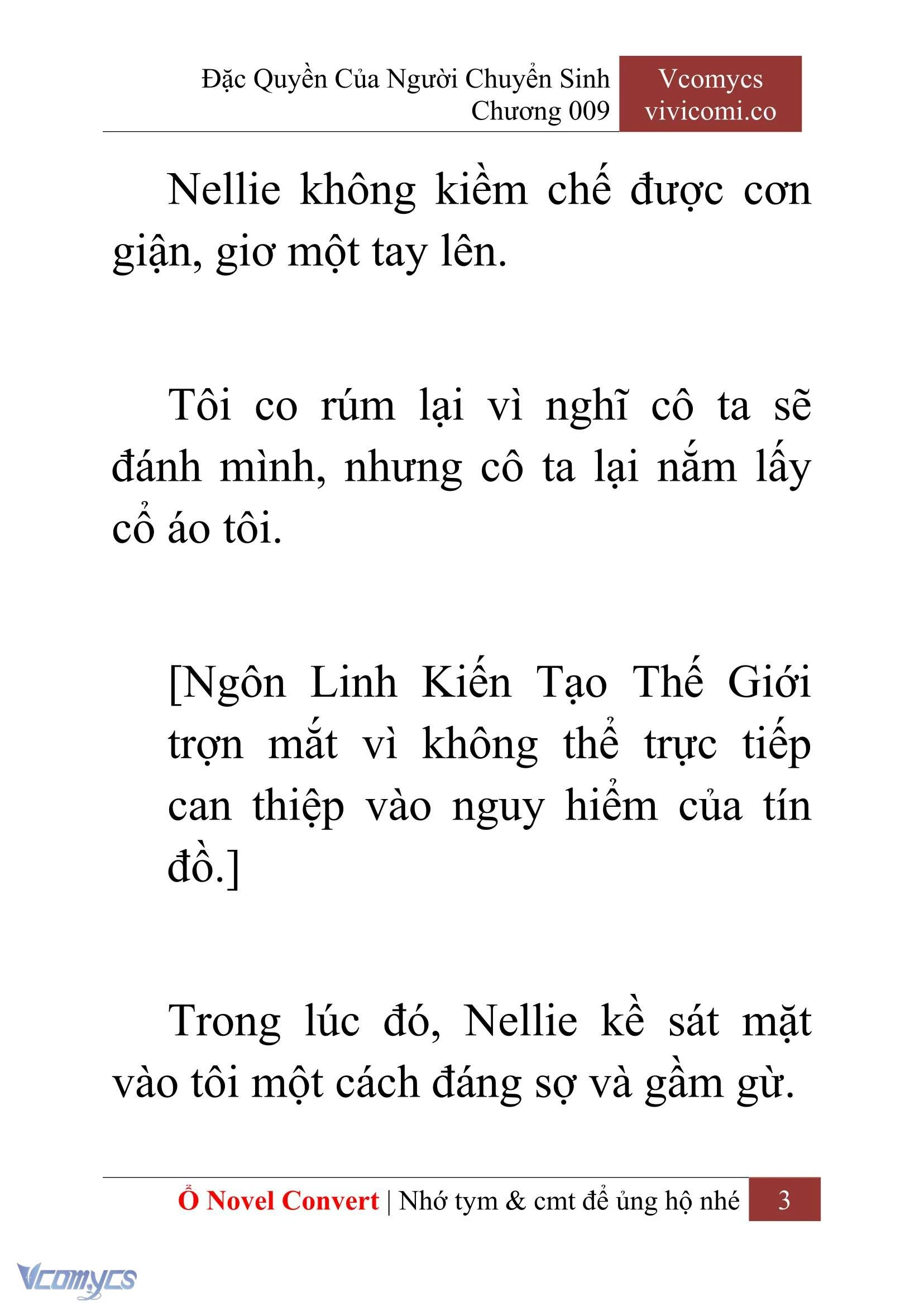 [Novel] Đặc Quyền Của Người Chuyển Sinh Chapter  9 - 5