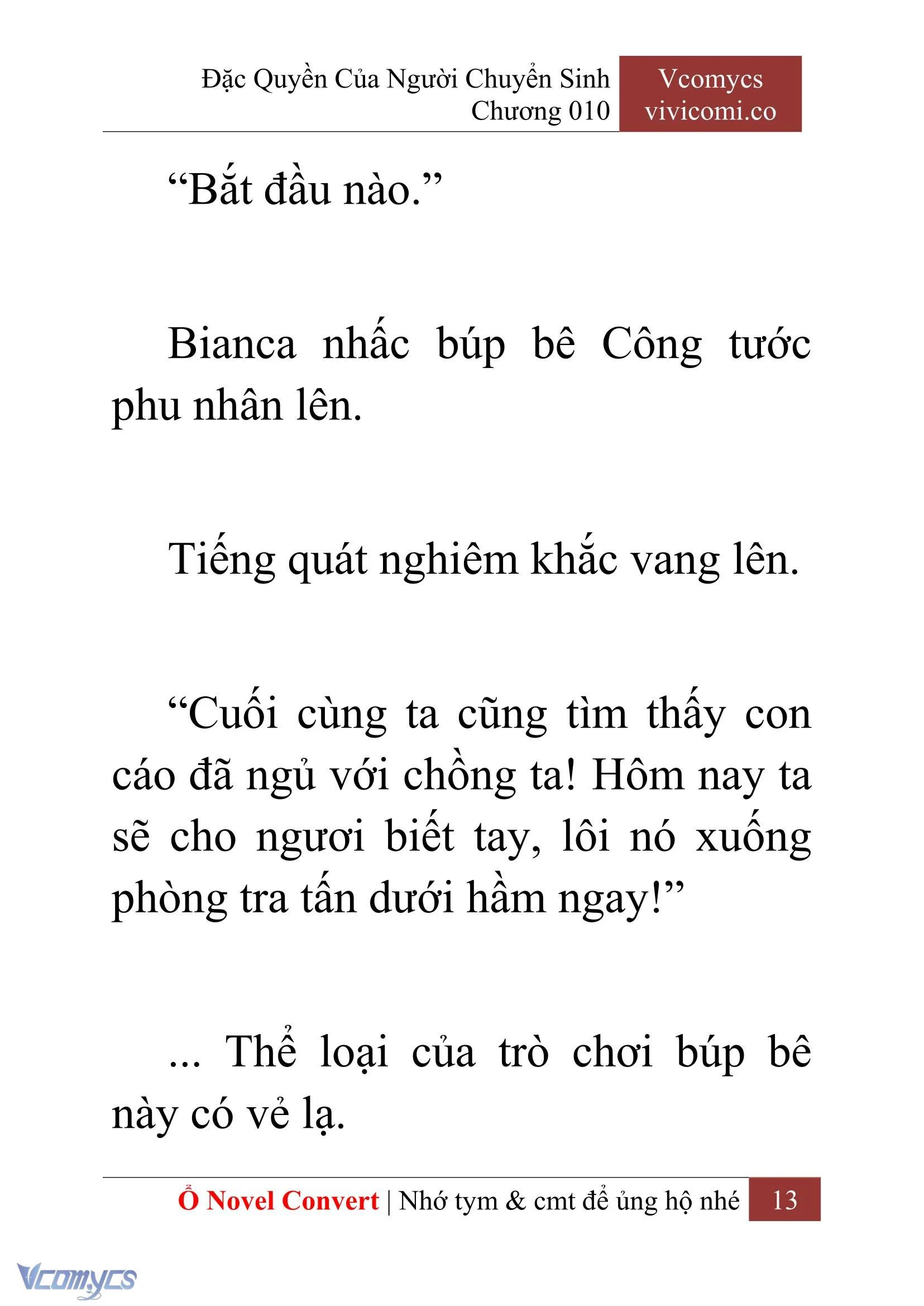 [Novel] Đặc Quyền Của Người Chuyển Sinh Chapter  10 - 15